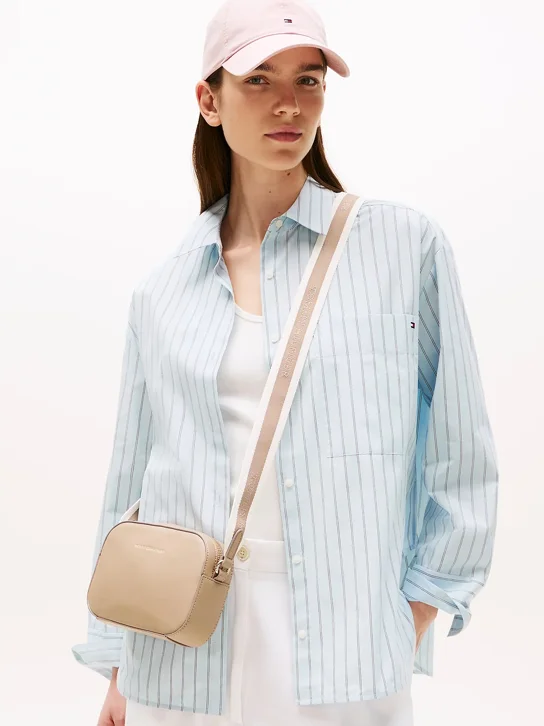 TOMMY HILFIGER Túi Đeo Chéo Nữ TH Logotape Camera Bag