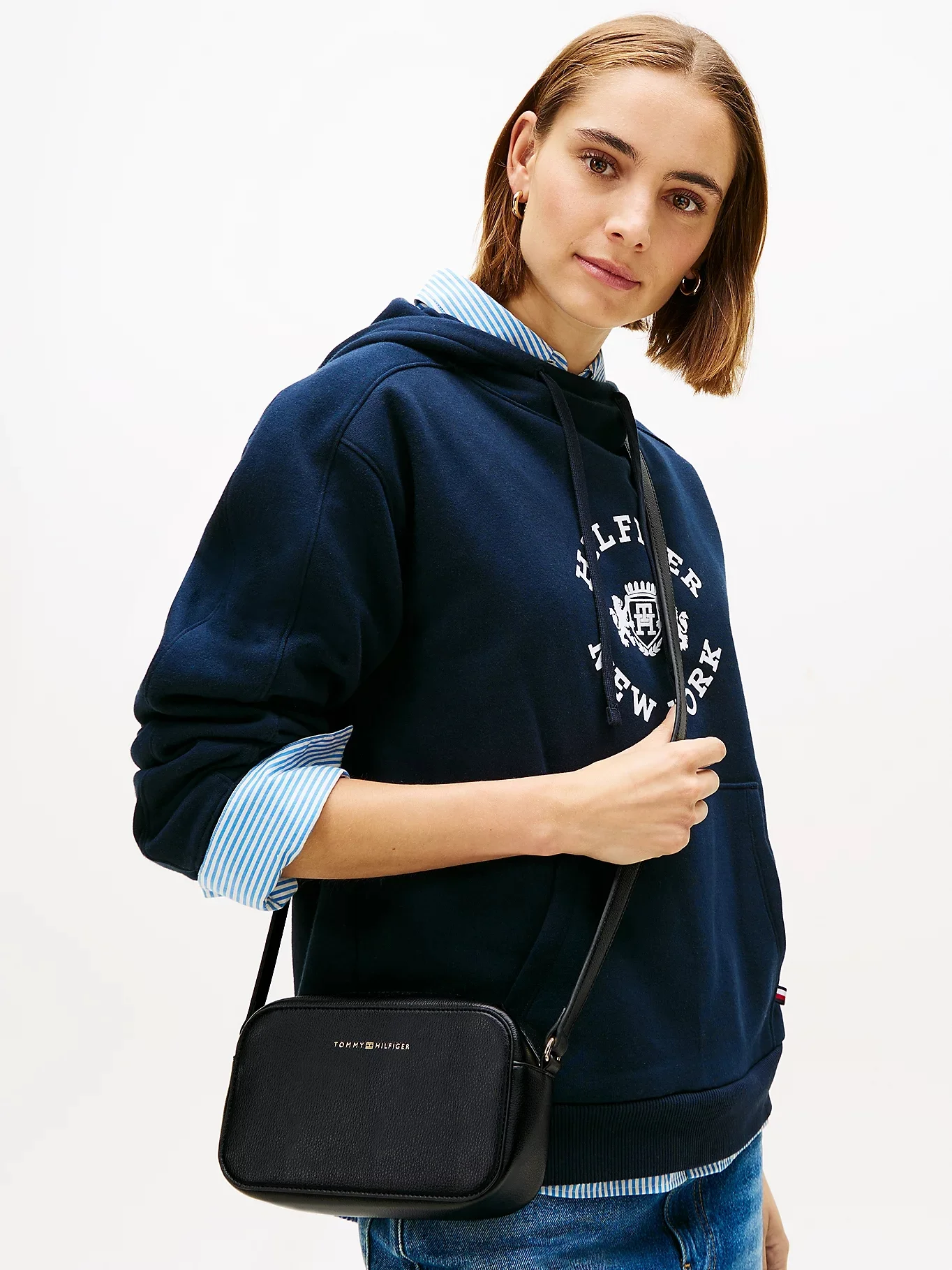 TOMMY HILFIGER Túi Đeo Chéo Nữ TH Logo Camera Bag