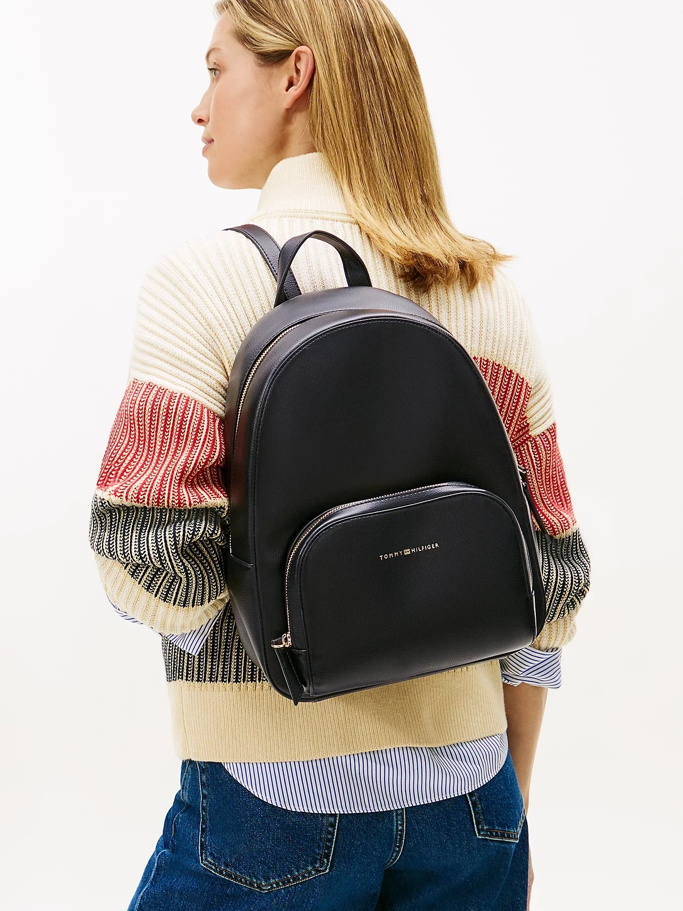 TOMMY HILFIGER Balo Nữ TH Logo Backpack