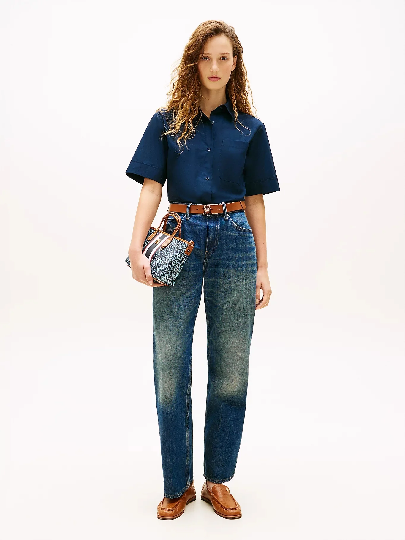 TOMMY HILFIGER Túi Xách Nữ TH Monoplay Mini Tote Strp Le