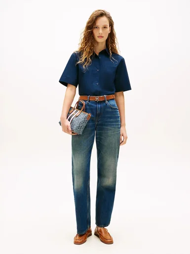 TOMMY HILFIGER Túi Xách Nữ TH Monoplay Mini Tote Strp Le