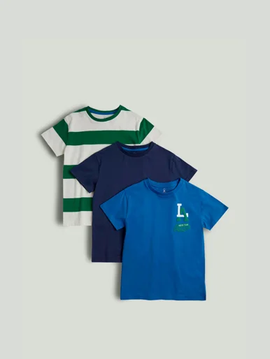 mothercare Bộ 3: áo thun bé trai