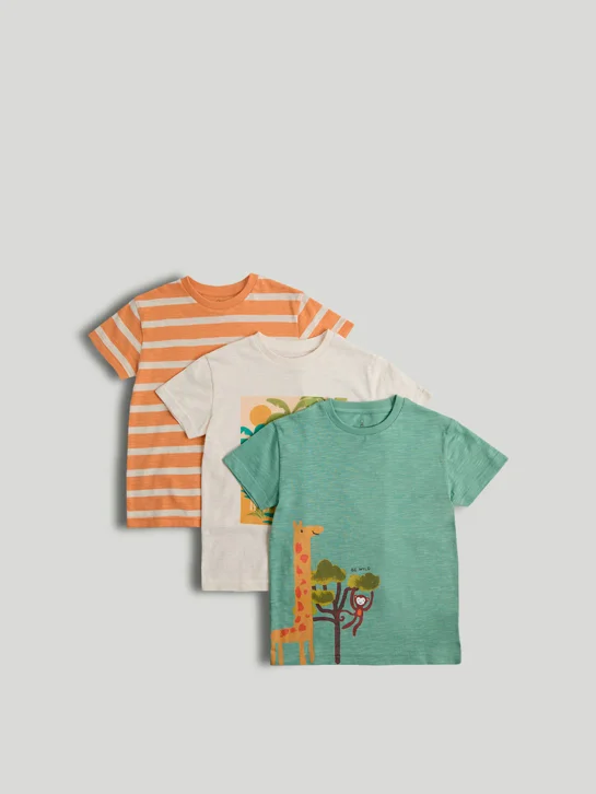 mothercare Bộ 3: áo thun bé trai