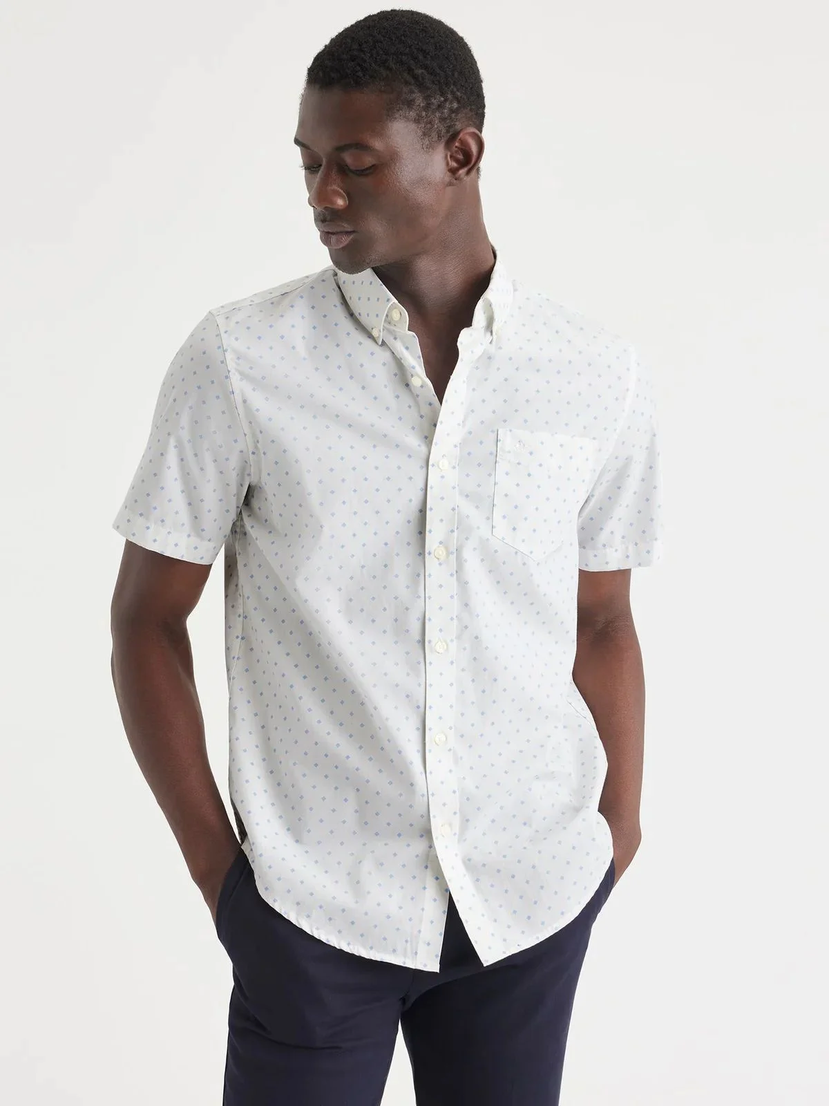 DOCKERS Áo Sơ Mi Nam Tay Ngắn