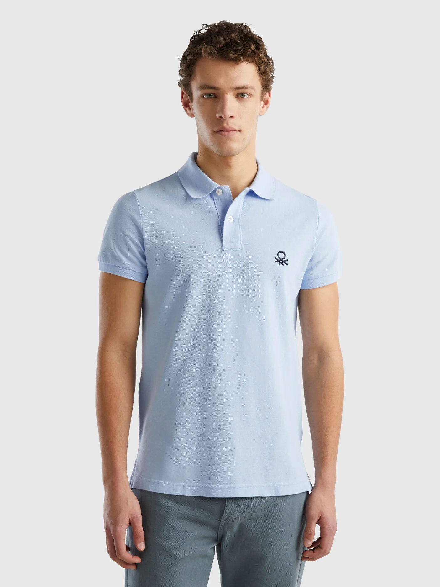 UNITED COLORS OF BENETTON Áo Thun Polo Tay Ngắn Nam Slim Fit Polo