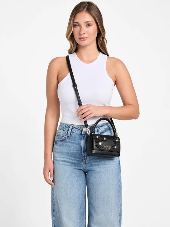 GUESS HANDBAG Túi Xách Nữ - Zaria Mini Top Handle Flap