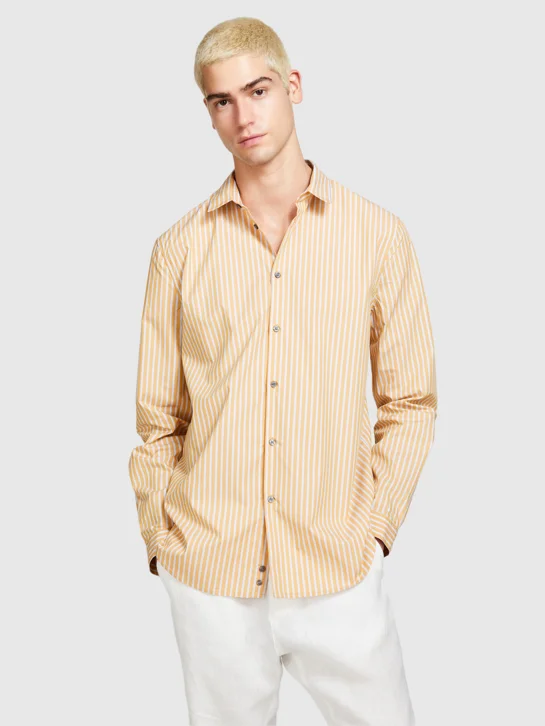 SISLEY Áo Sơ Mi Dài Tay Nam Men Shirt