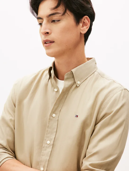TOMMY HILFIGER Áo Sơ Mi Nam Tay Dài WCC Premium Linen RF Shirt