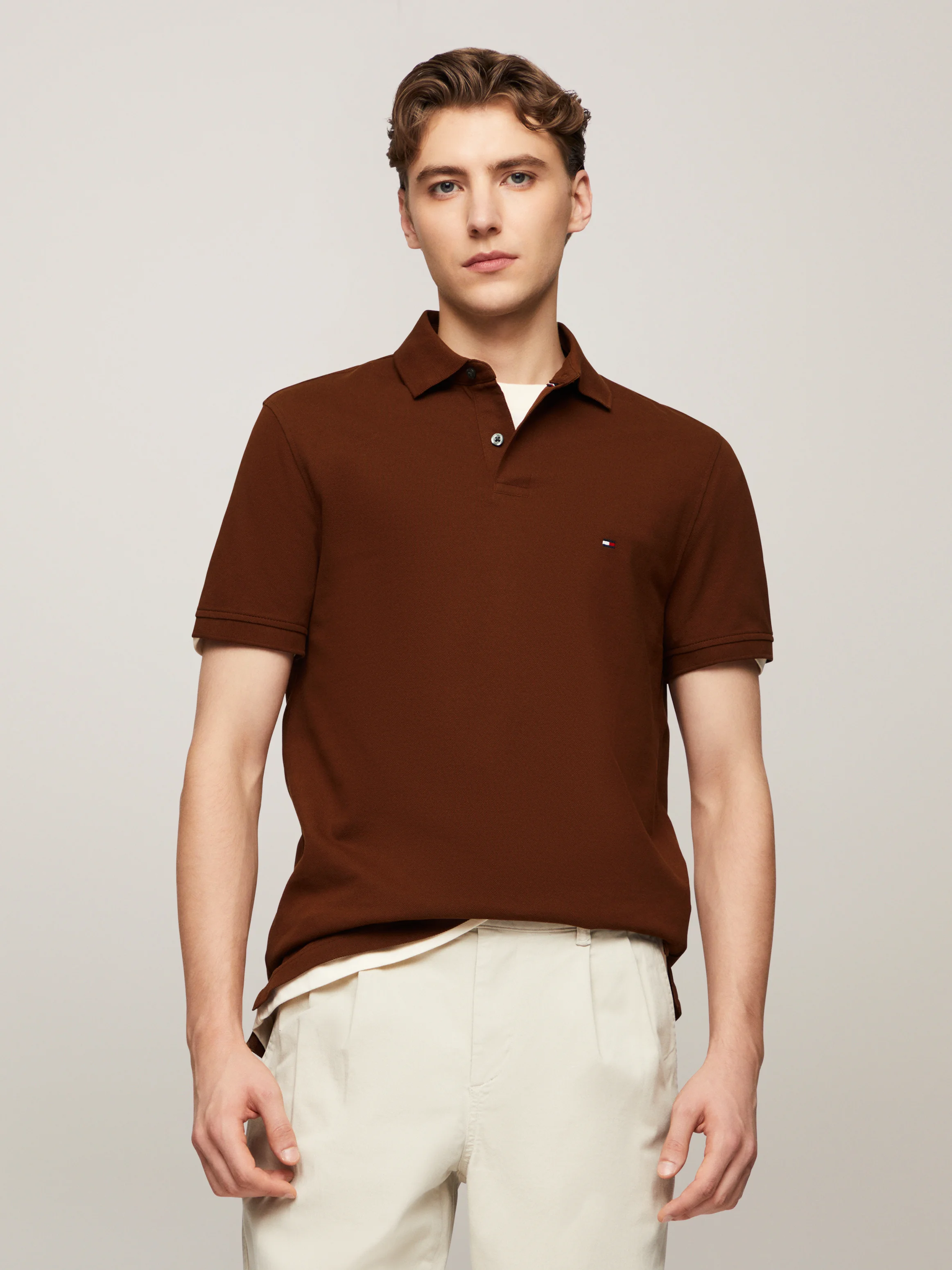 TOMMY HILFIGER Áo Polo Nam Tay Ngắn IM 1985 Regular Polo