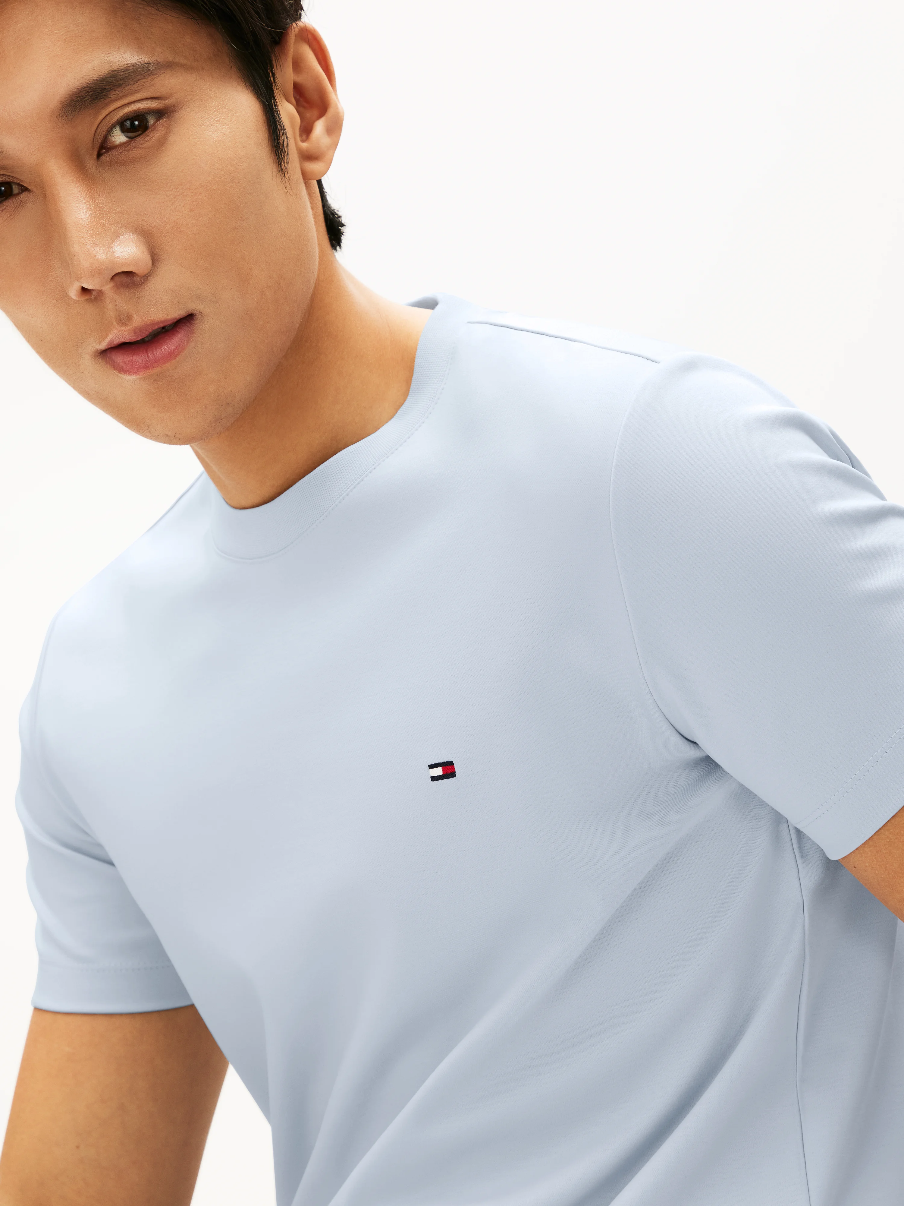 TOMMY HILFIGER Áo Thun Nam Tay Ngắn Luxury Interlock Tee