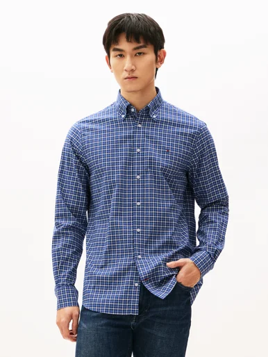 TOMMY HILFIGER Áo Sơ Mi Nam Tay Dài Cl- W Oxford Check Shirt