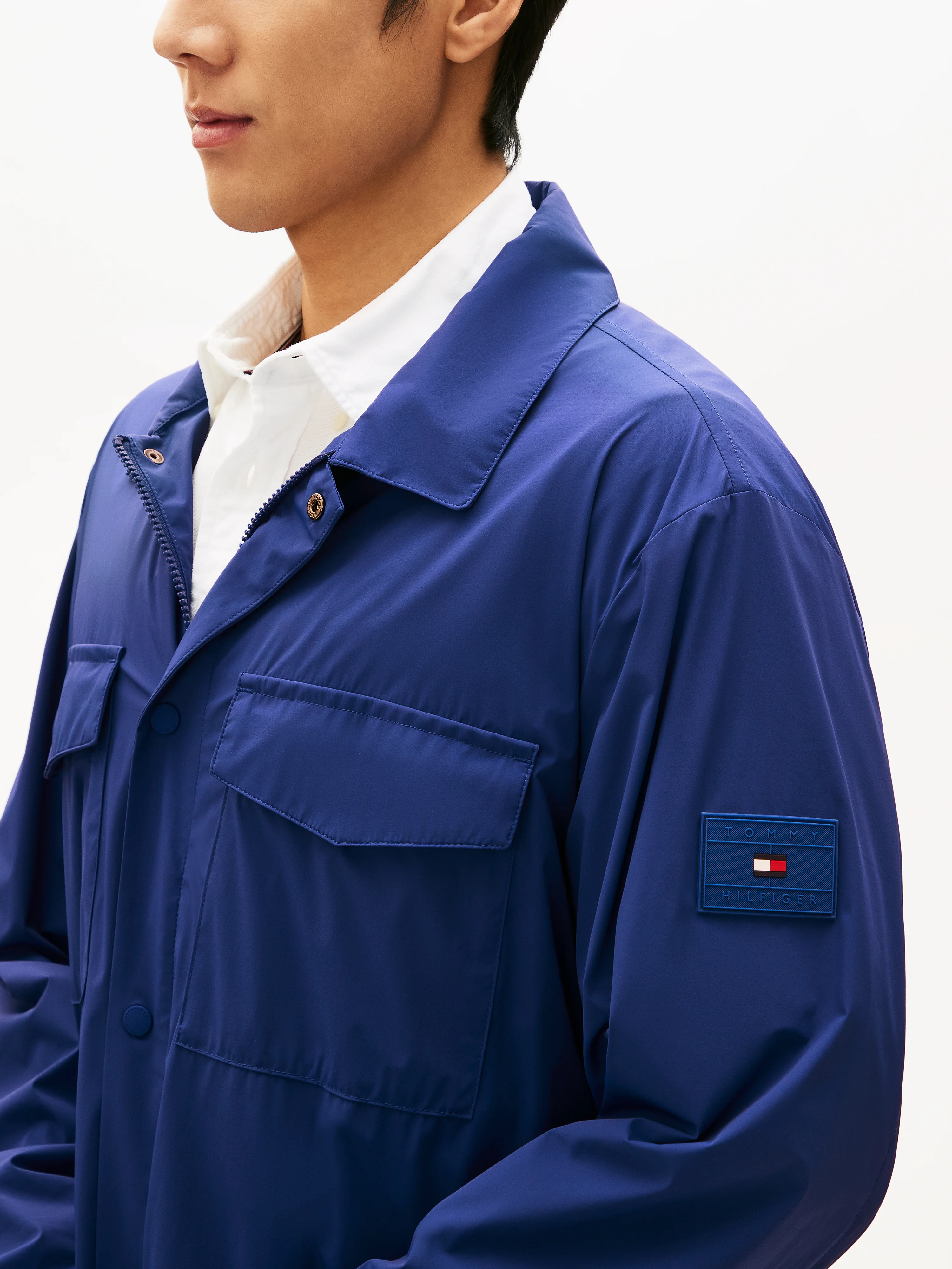TOMMY HILFIGER Áo Khoác Nam Tay Dài Tech Shirt Jacket