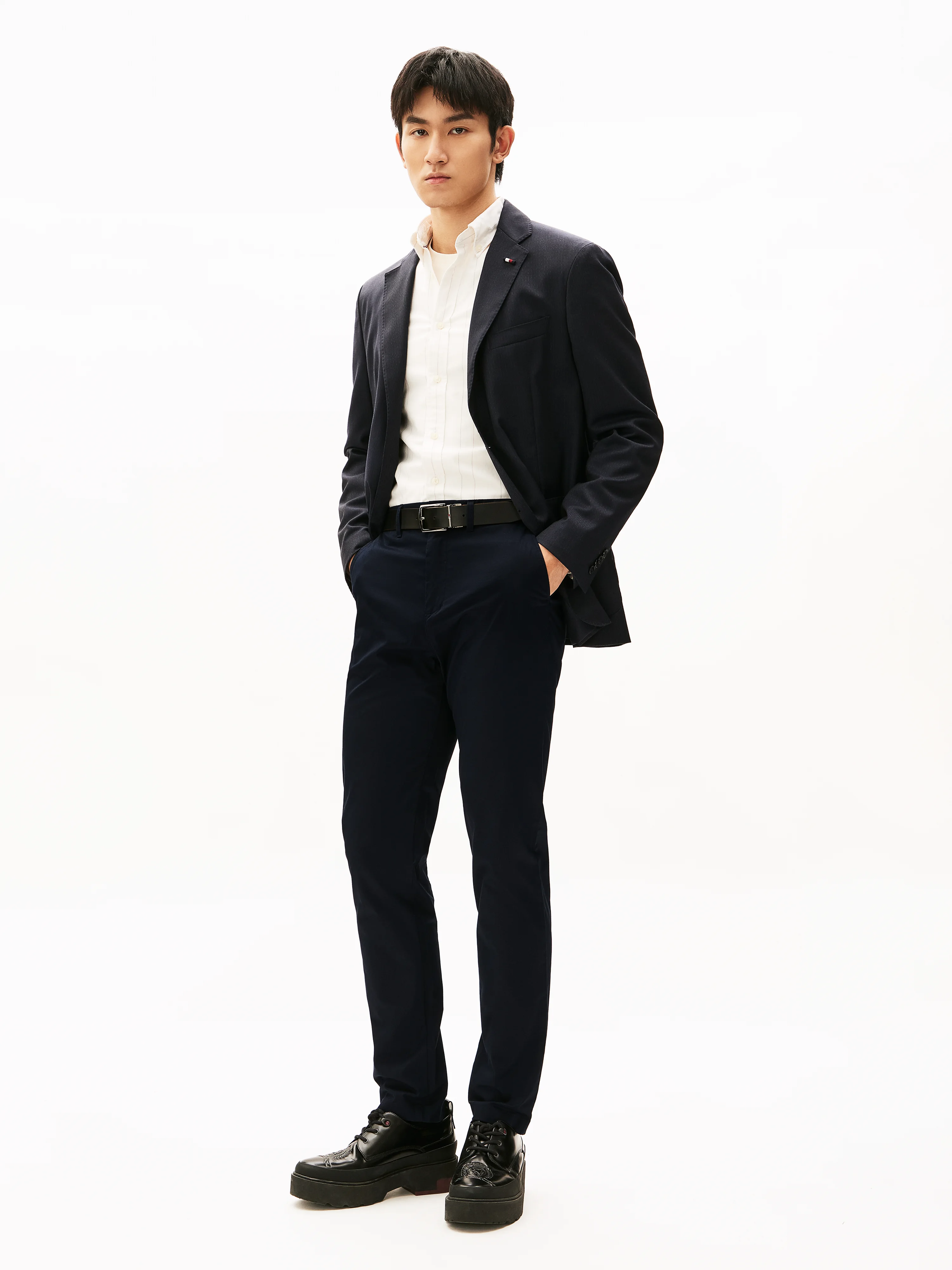 TOMMY HILFIGER Quần Dài Nam Stretch Twill Denton ½ El WB