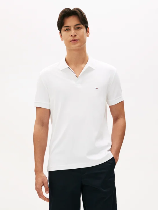 TOMMY HILFIGER Áo Polo Nam Tay Ngắn AK Interlock Placket Intr Polo