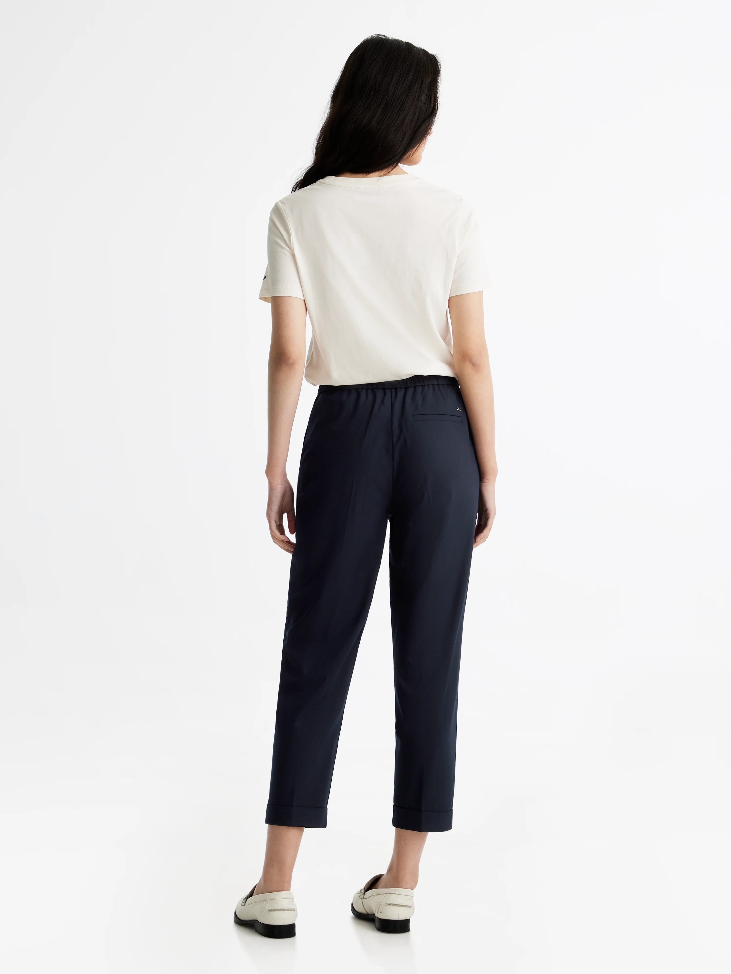 TOMMY HILFIGER Quần Dài Nữ AF LNY Pull On Tappered Pants