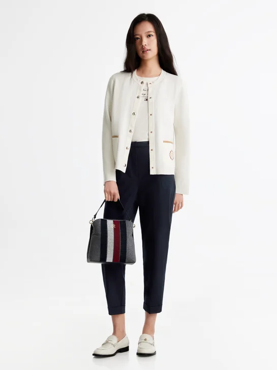 TOMMY HILFIGER Quần Dài Nữ AF LNY Pull On Tappered Pants