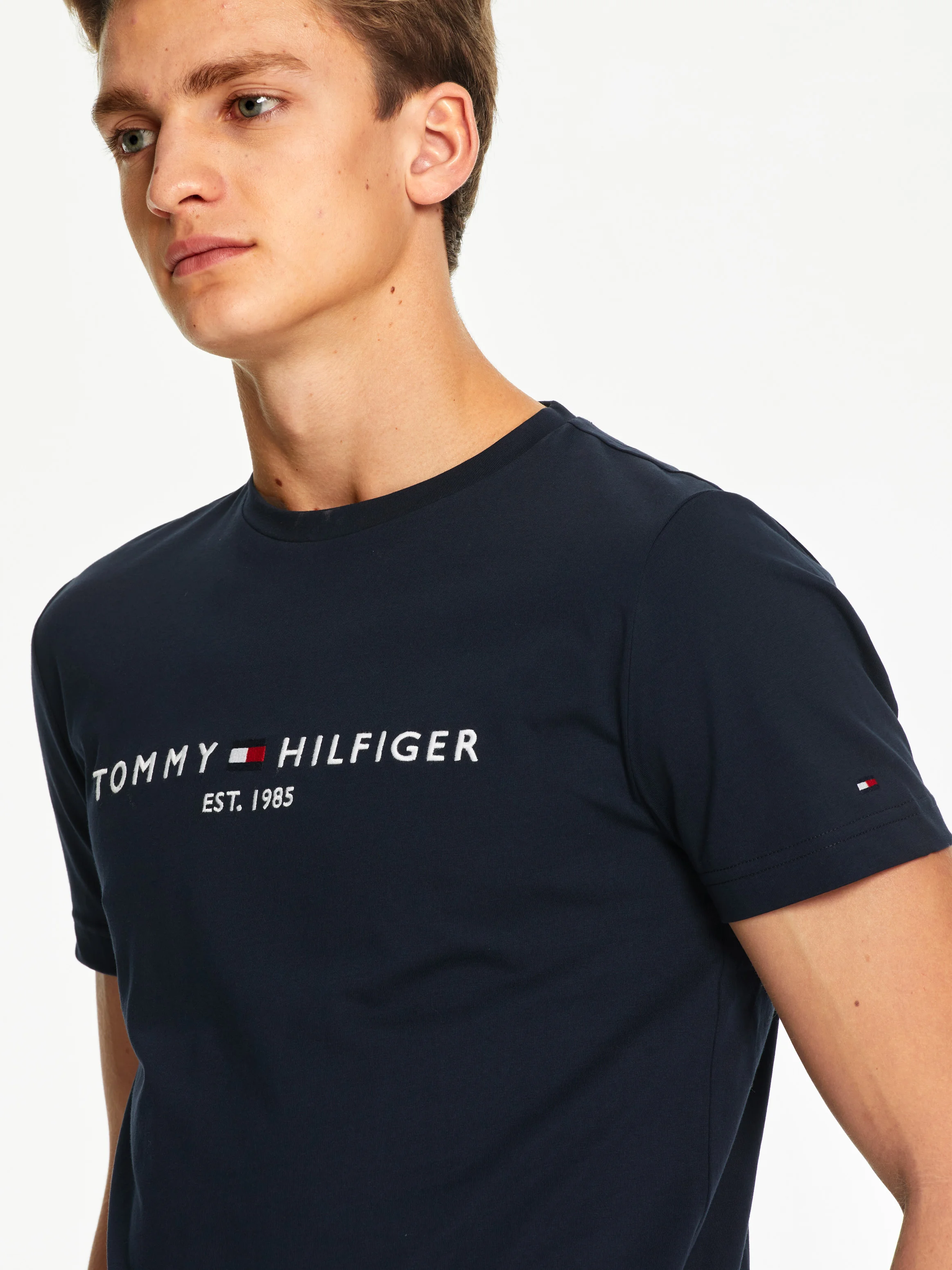 TOMMY HILFIGER Áo Thun Nam Tay Ngắn IM Core Tommy Logo Tee