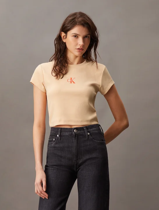 CK JEANS Áo Thun Nữ Fashion Fit