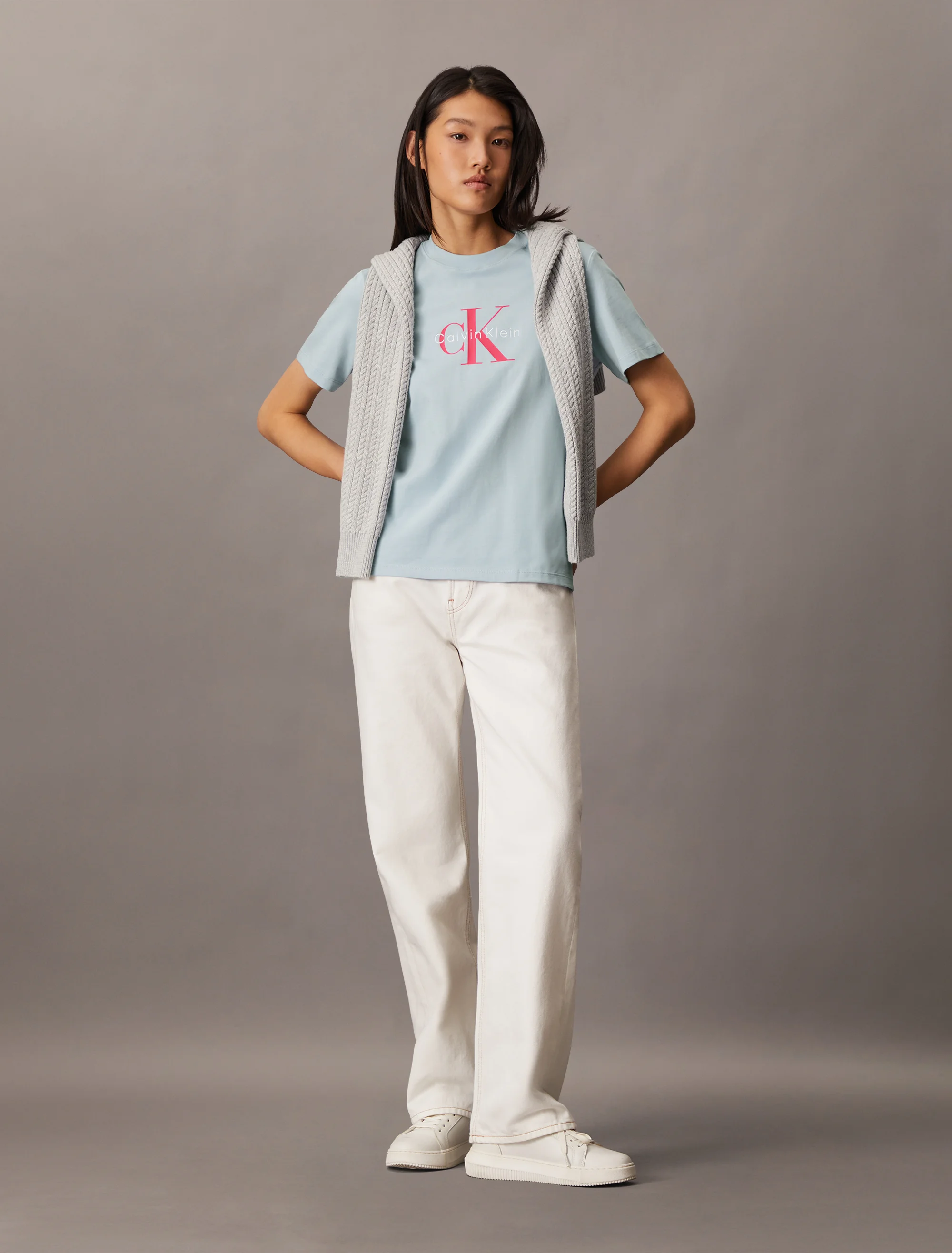 CK JEANS Áo Thun Nữ Classic Fit