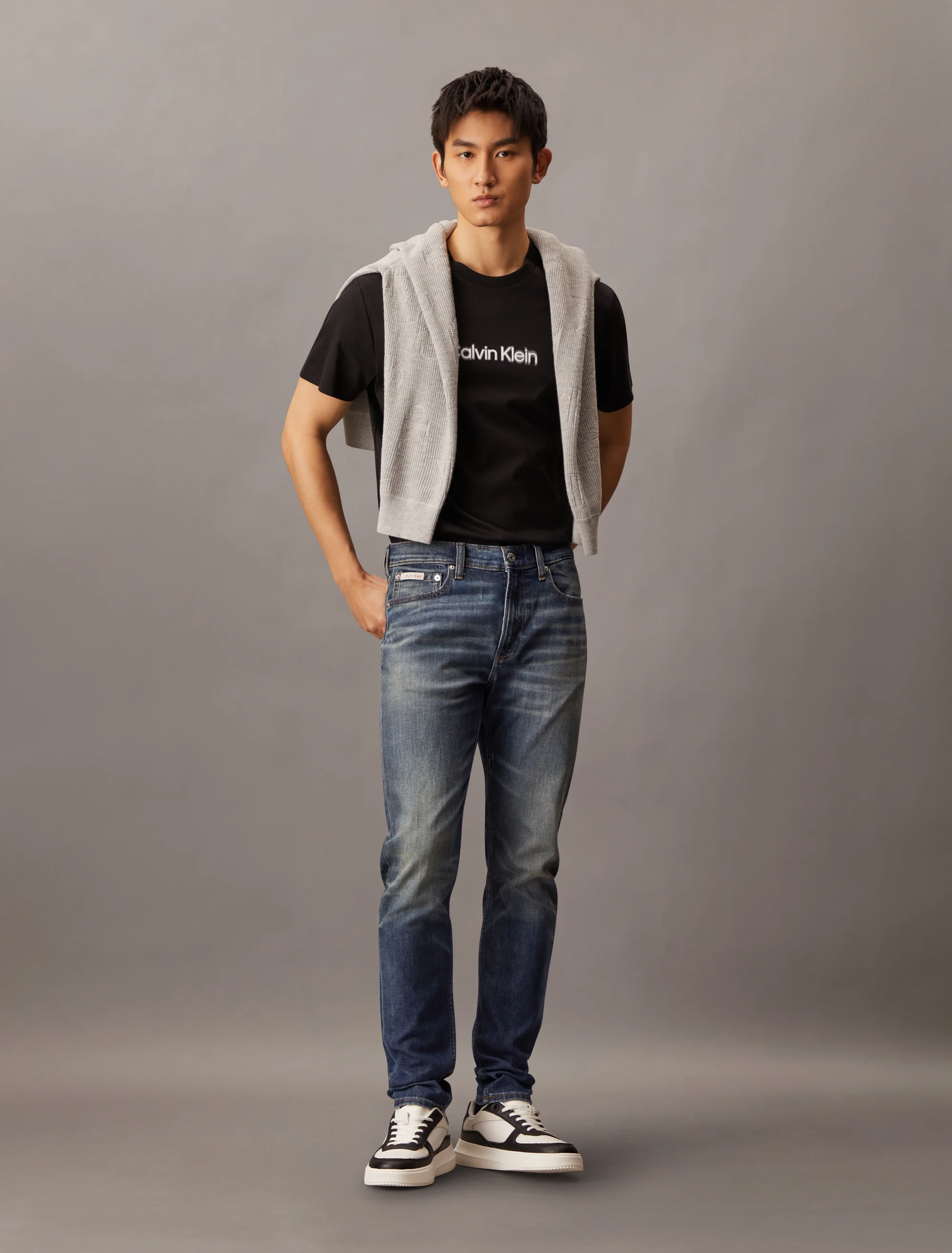 CK JEANS Quần Jeans Nam Slim Taper Fit