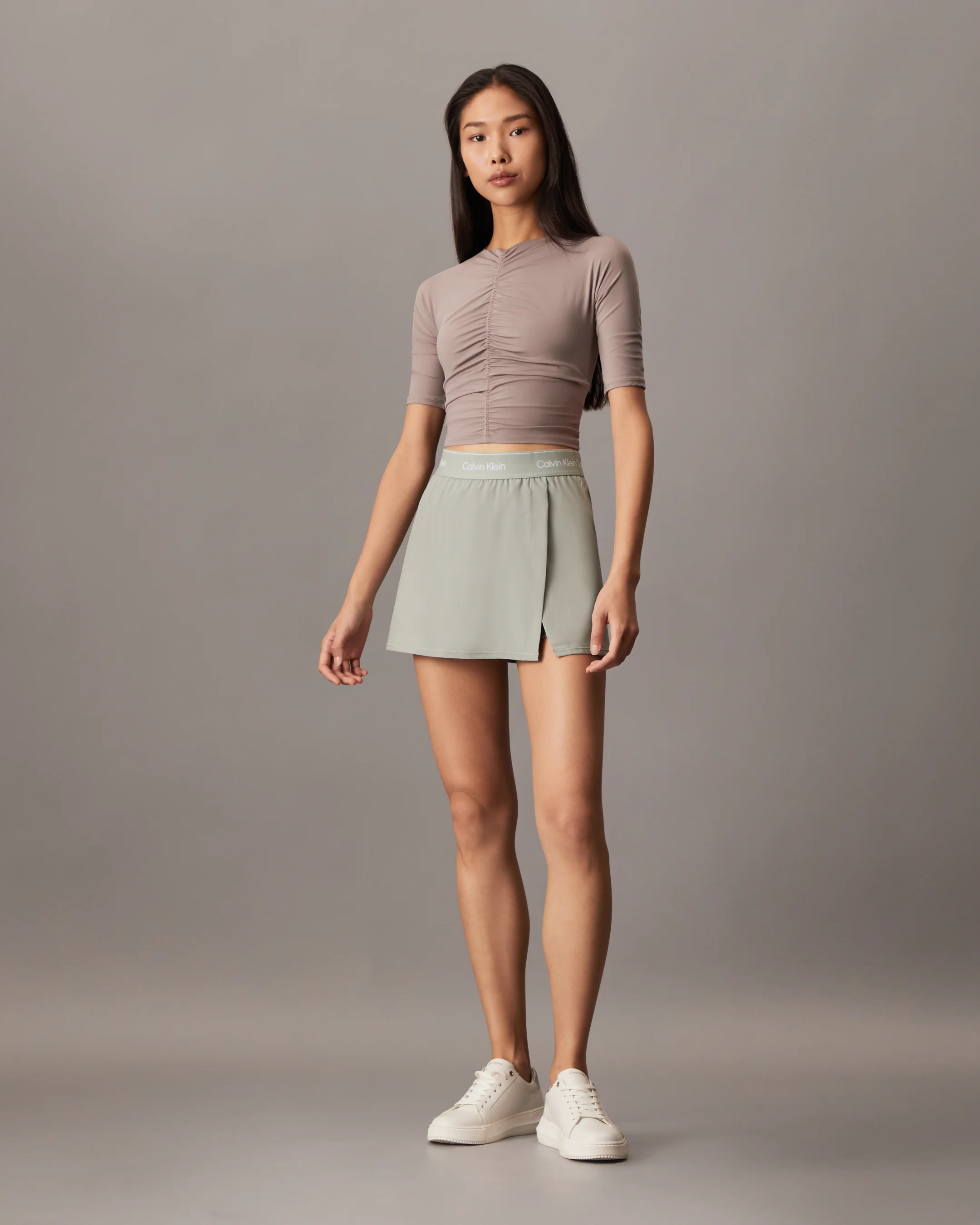 CK SPORT Chân Váy Thể Thao Nữ Modern Sport Woven Skirt