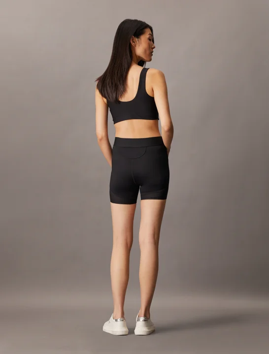 CK SPORT Quần Ngắn Thể Thao Nữ Mid Rise Fit