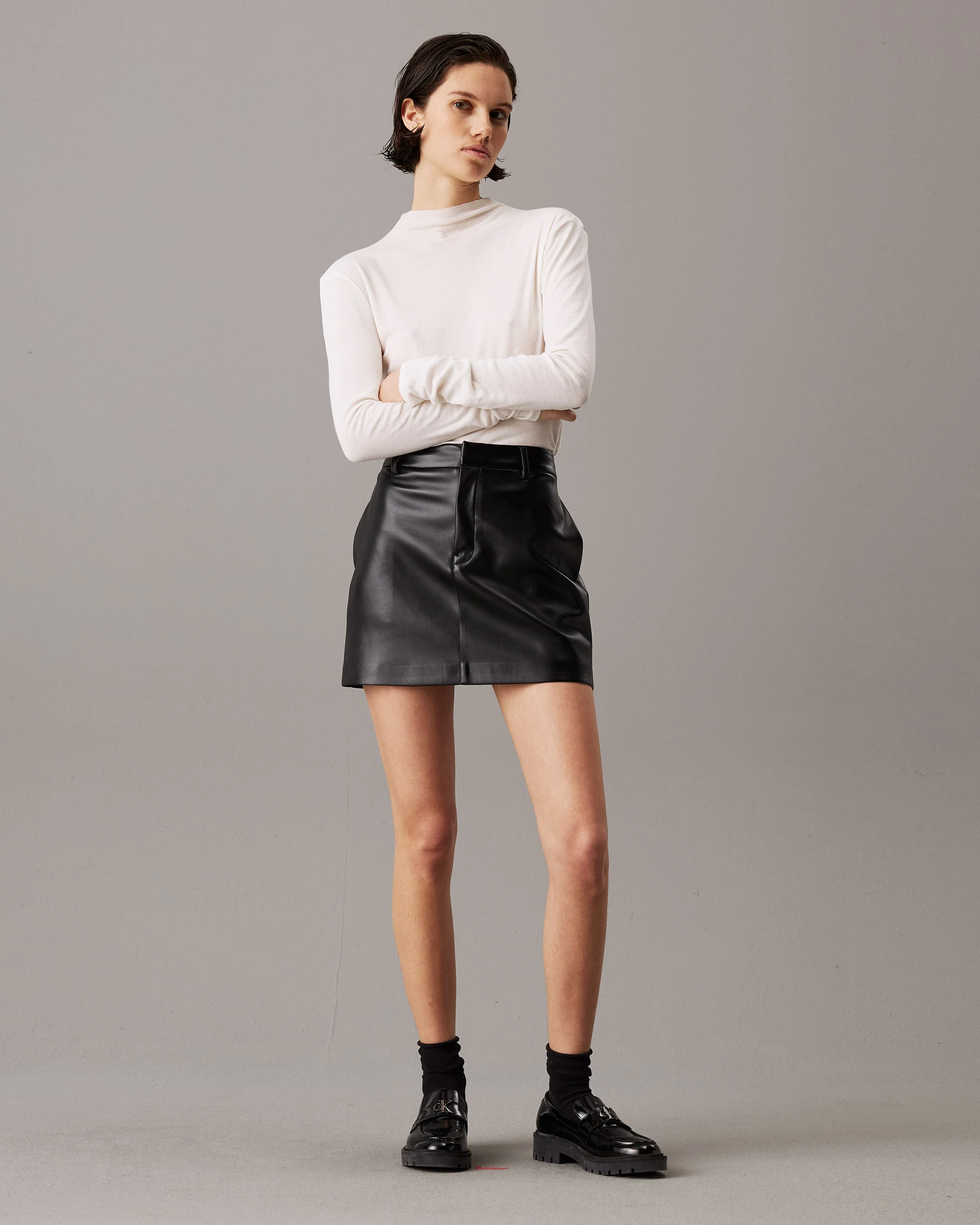 CK JEANS Chân Váy Nữ Mini Fit