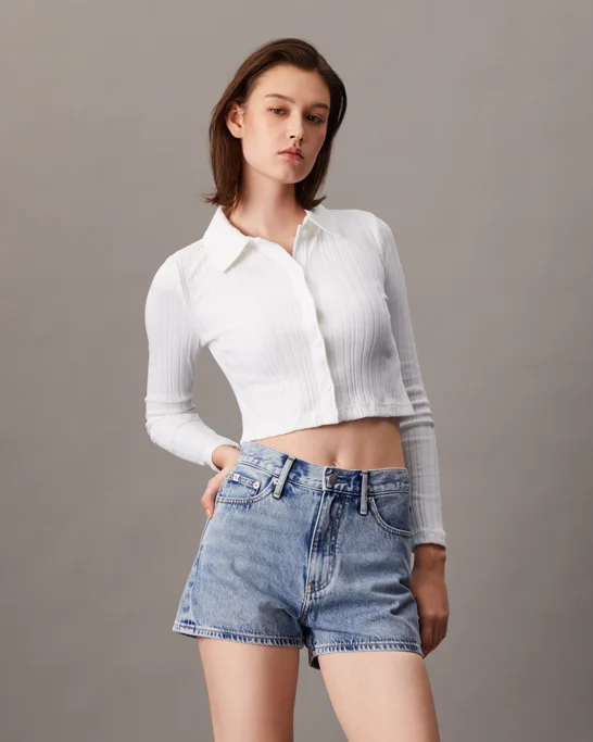 CK JEANS Áo Sơ Mi Nữ Slim Fit