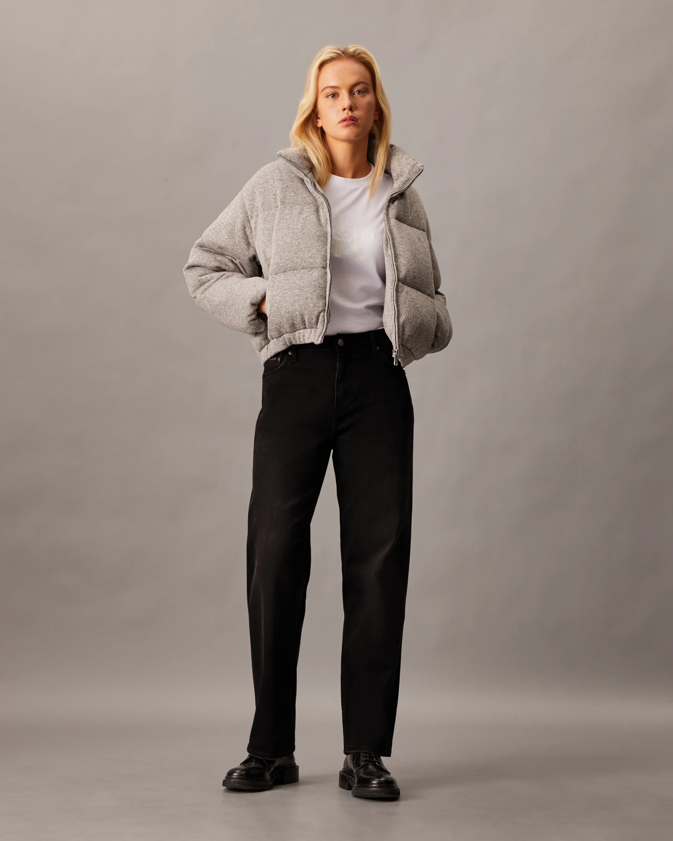 CK JEANS Quần Jeans Nữ Straight Fit