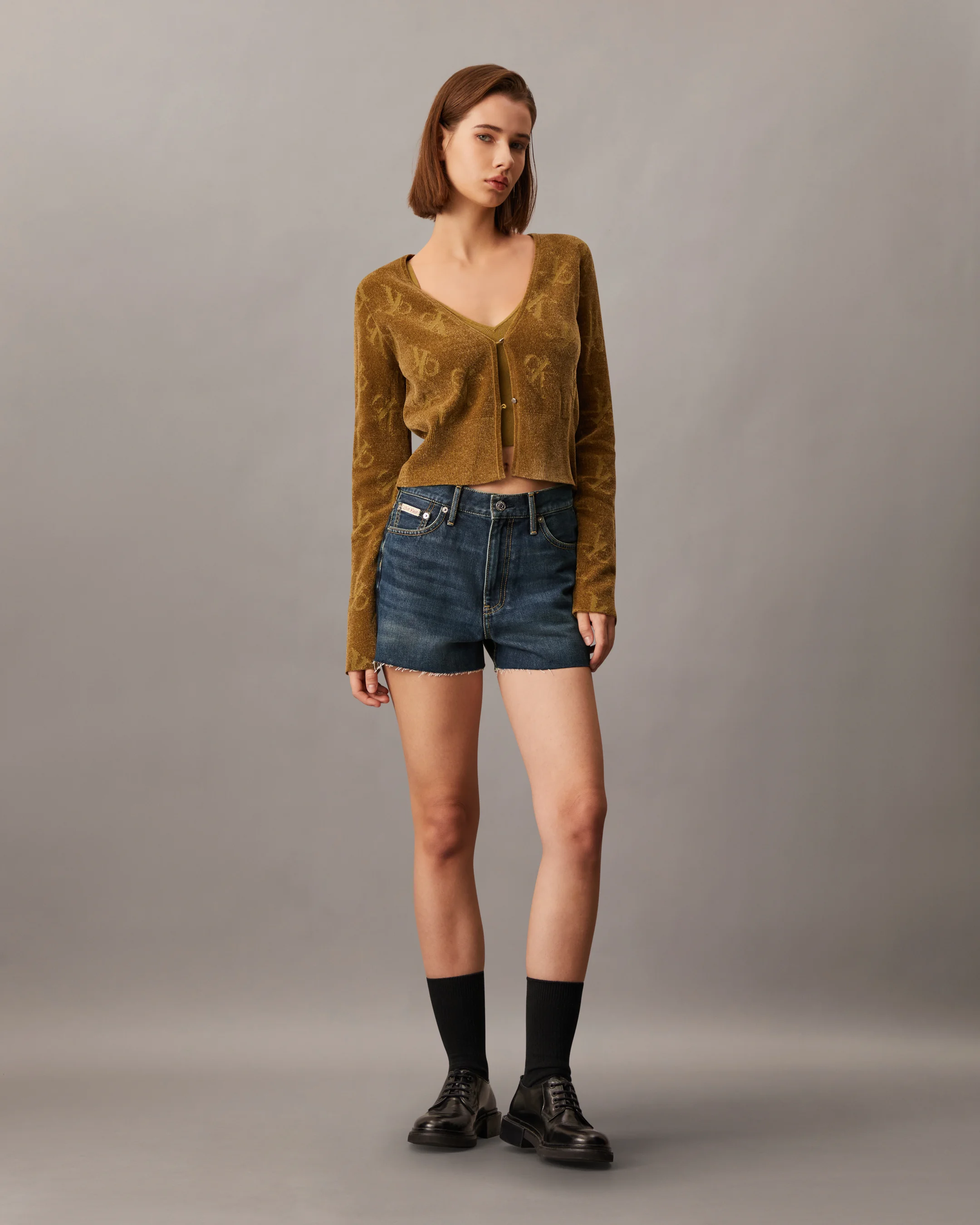 CK JEANS Quần Ngắn Nữ Hr Shorts Fit