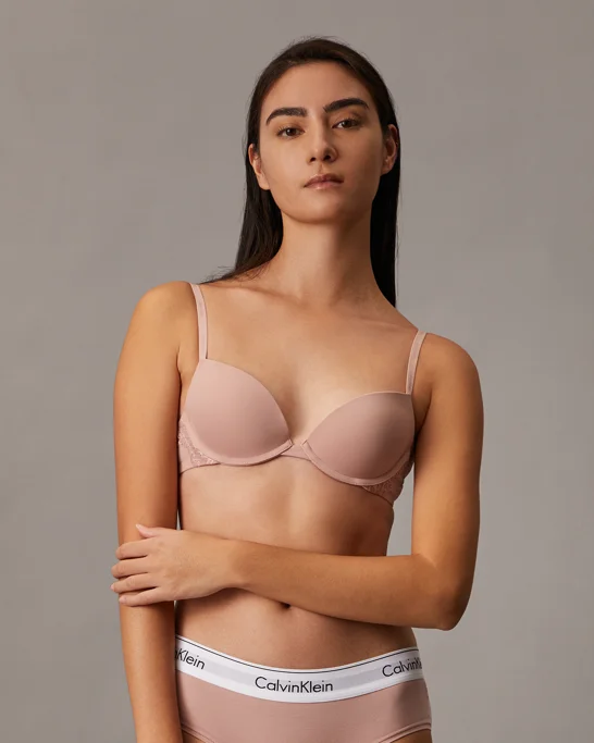CK UNDERWEAR Áo Lót Nữ Push Up Plunge
