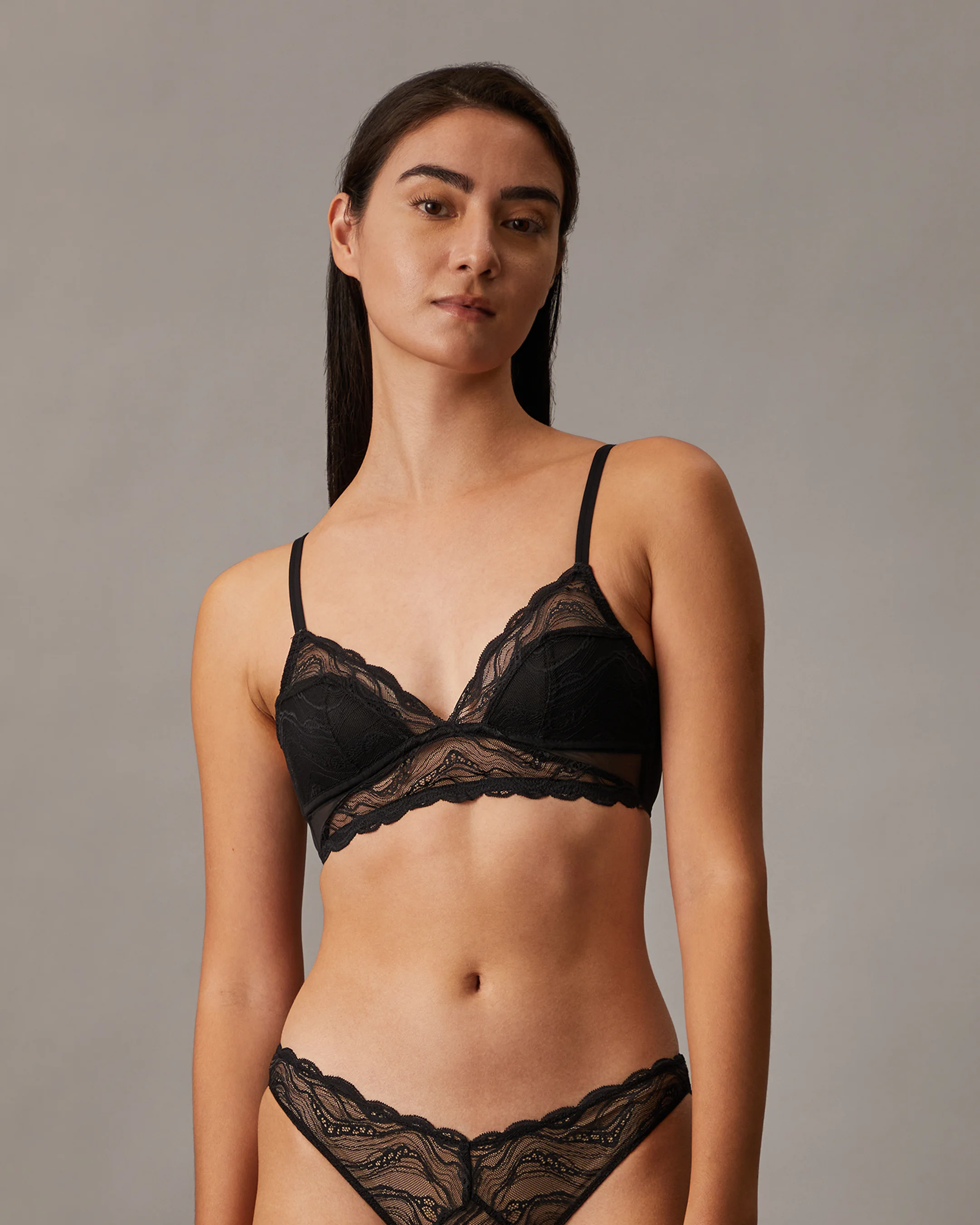 CK UNDERWEAR Áo Lót Nữ Lightly Lined Triangle Fit