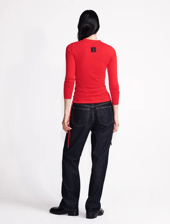 CK JEANS Áo Thun Nữ Fashion Fit