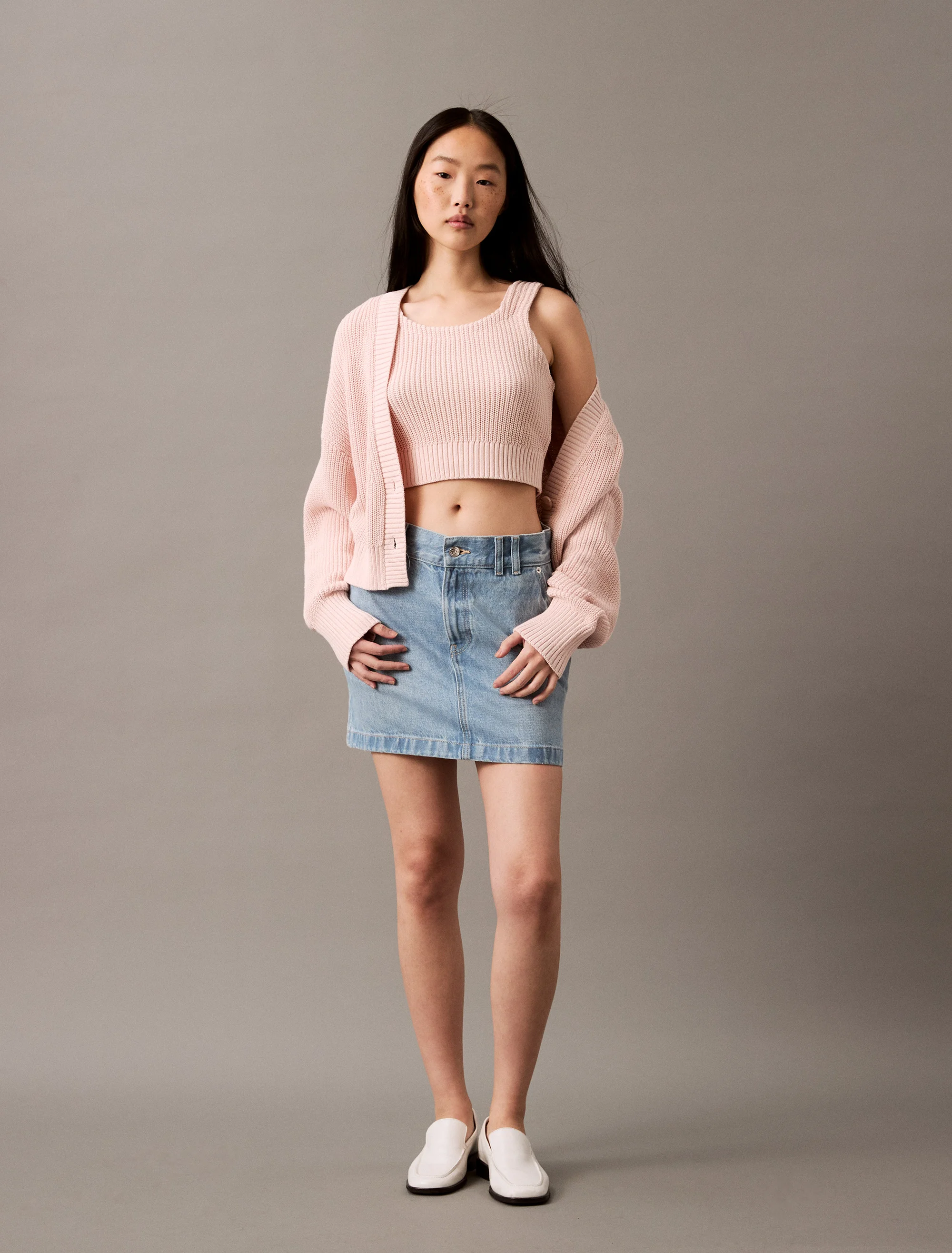 CK JEANS Áo Len Nữ Fashion Fit