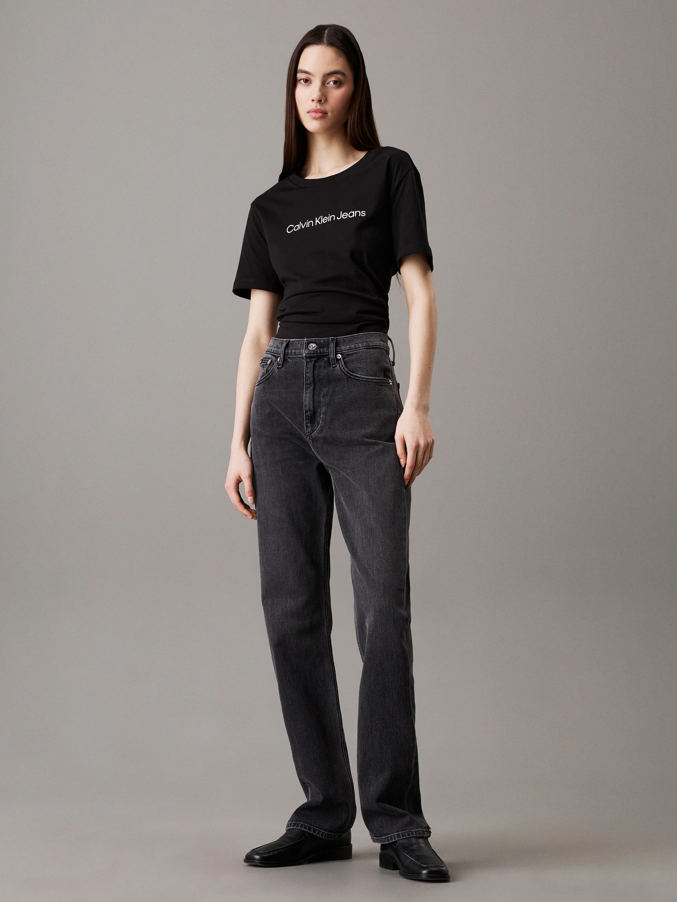 CK JEANS Áo Thun Nữ Straight Fit