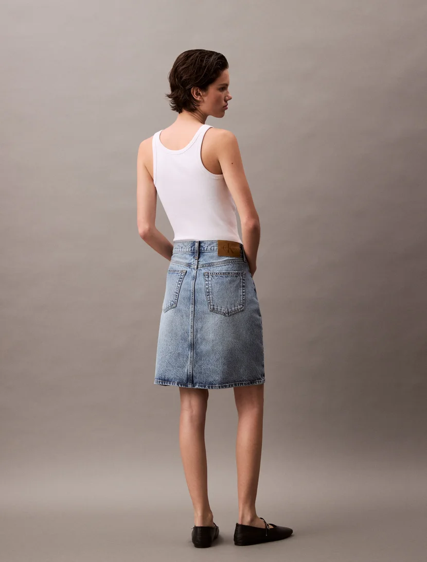 CK JEANS Chân Váy Nữ Midi Fit