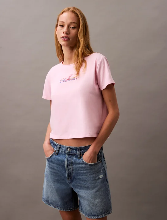 CK JEANS Áo Thun Nữ Slim Fit