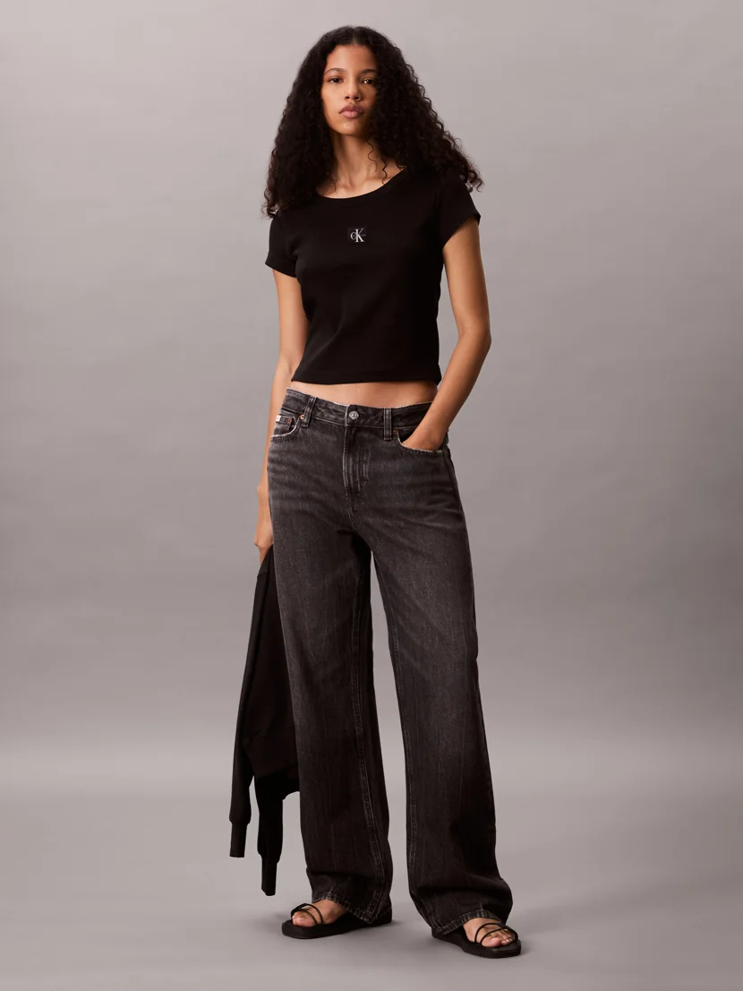 CK JEANS Áo Thun Nữ Baby Fit