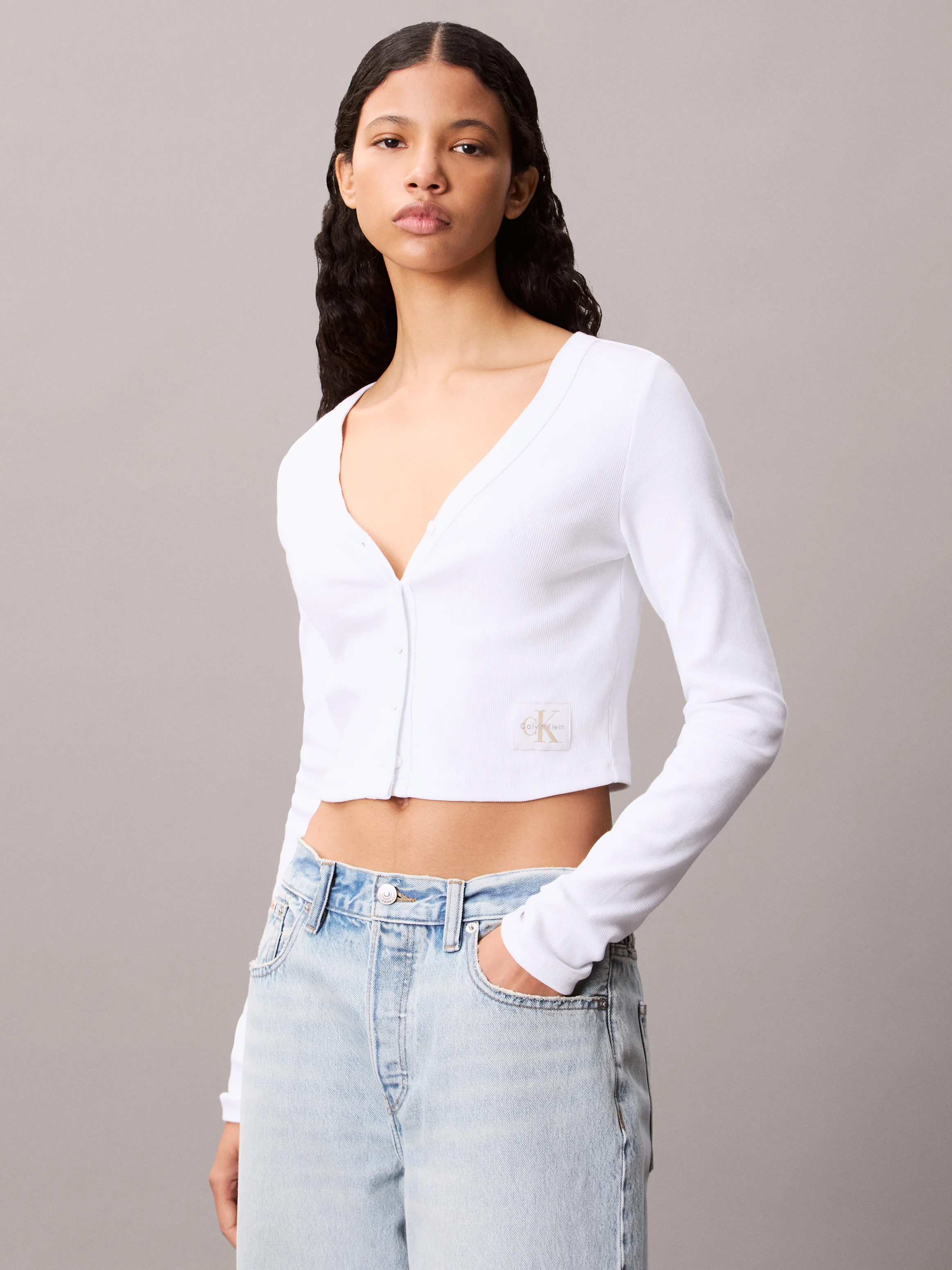 CK JEANS Áo Thun Nữ Classic Fit