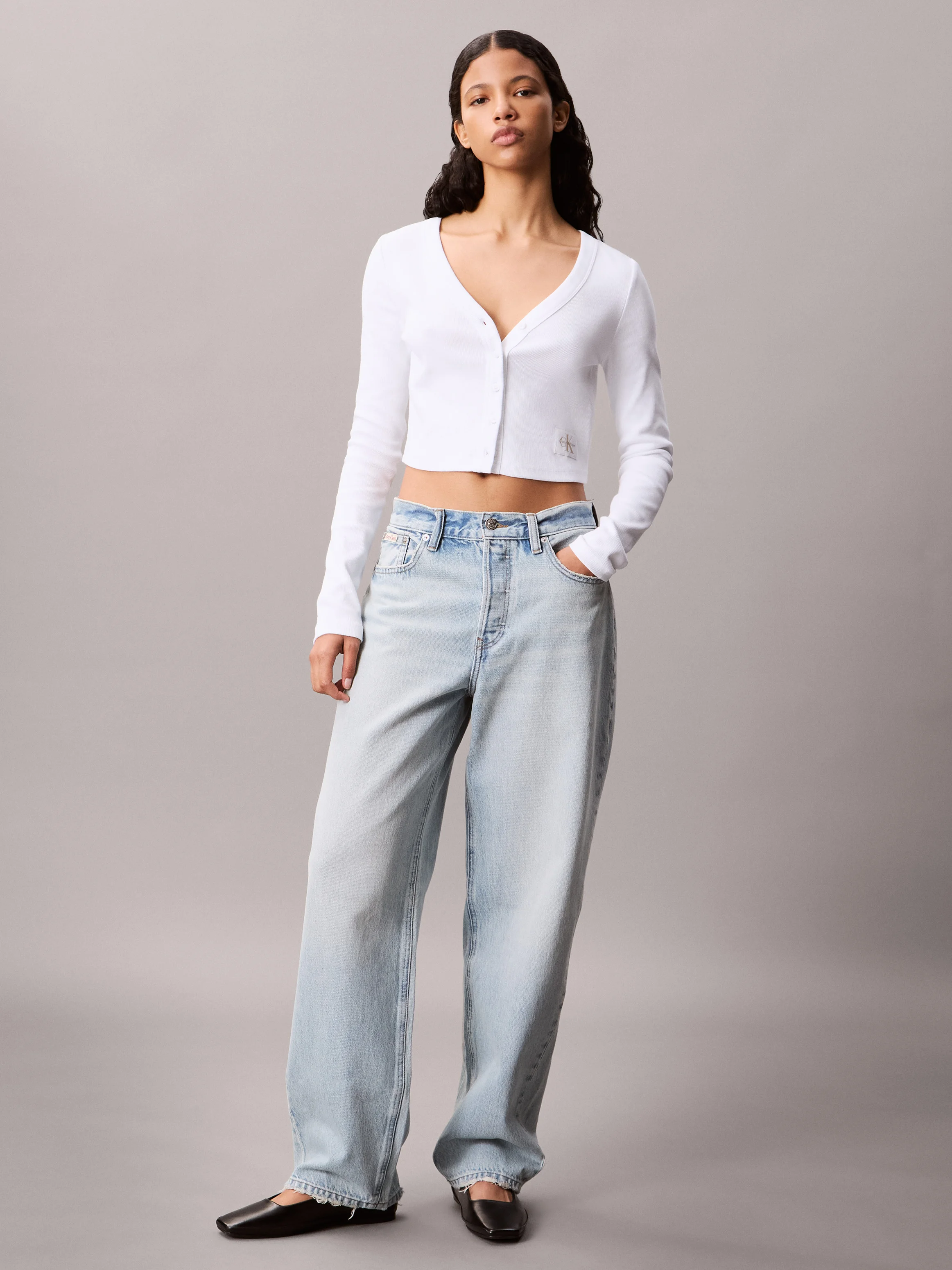 CK JEANS Áo Thun Nữ Classic Fit