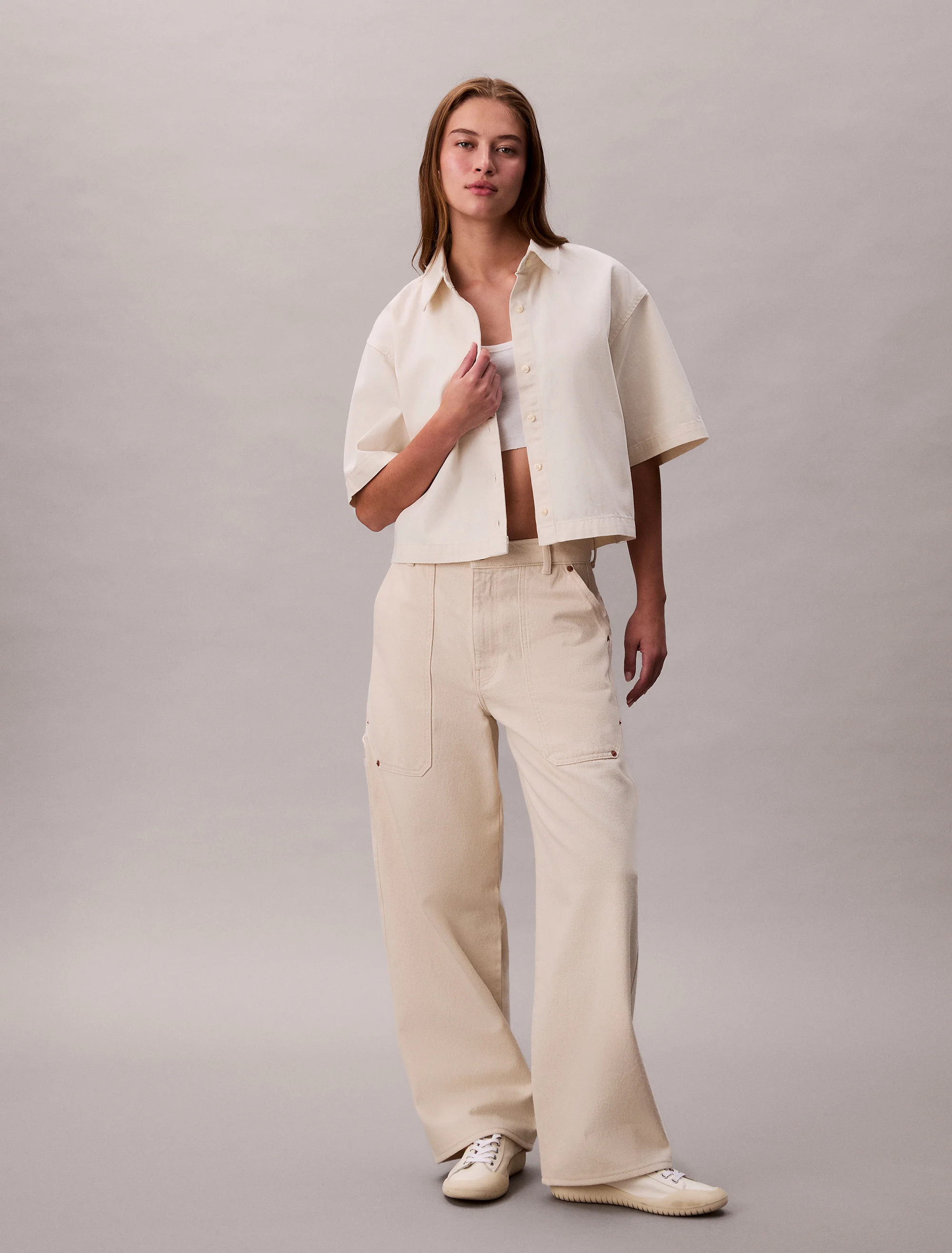 CK JEANS Áo Sơ Mi Nữ Fashion Fit