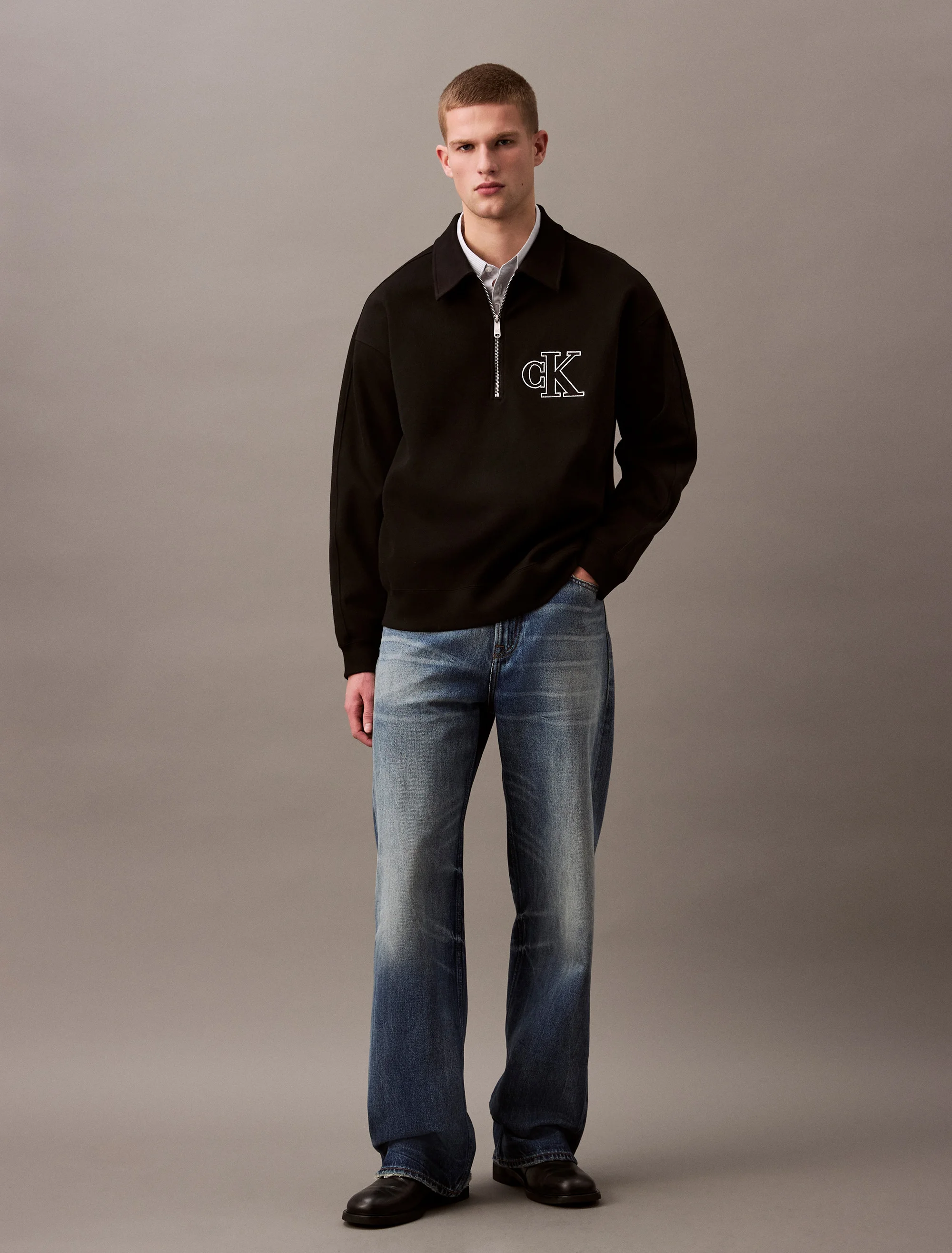 CK JEANS Áo Lạnh Nam Relaxed Fit