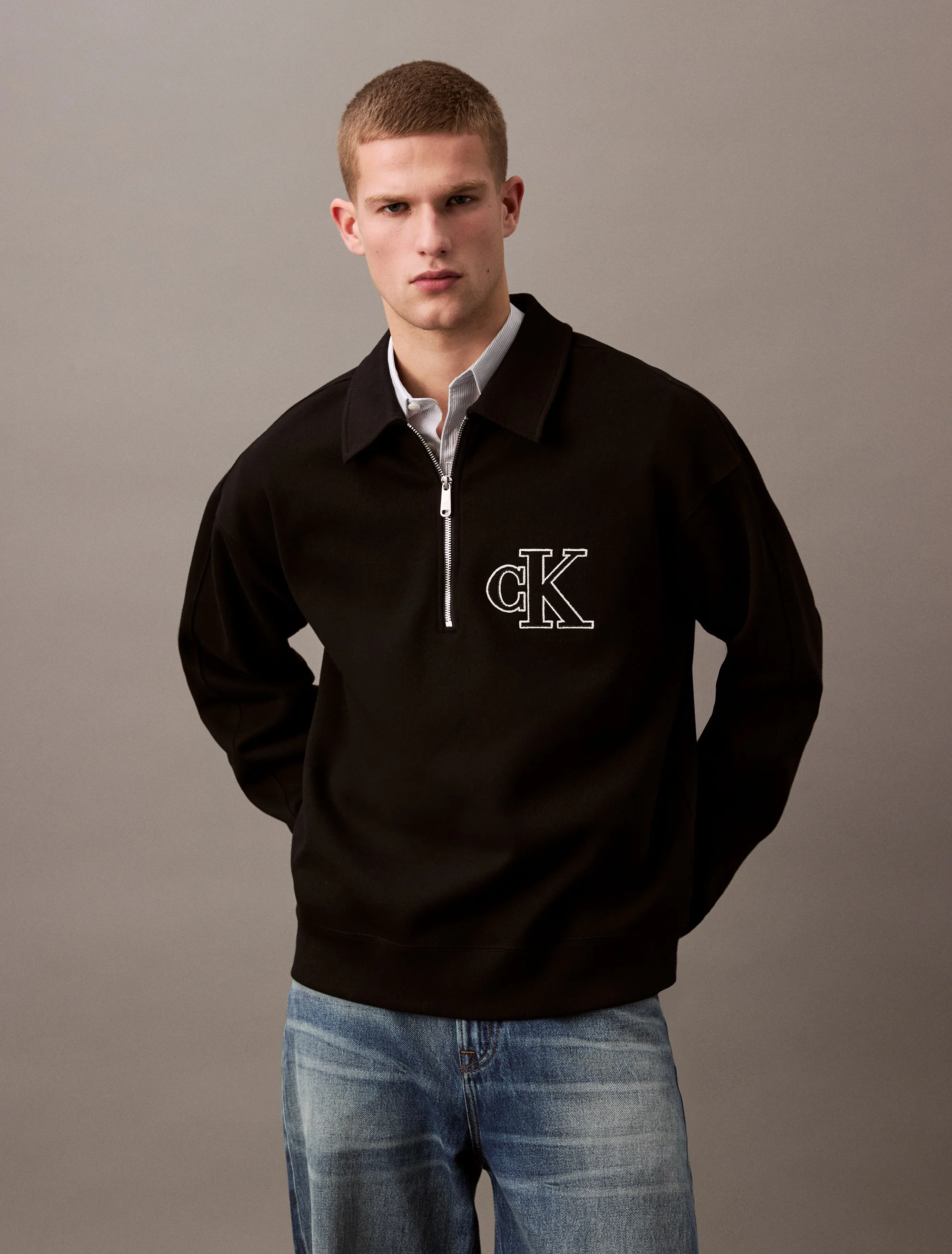 CK JEANS Áo Lạnh Nam Relaxed Fit