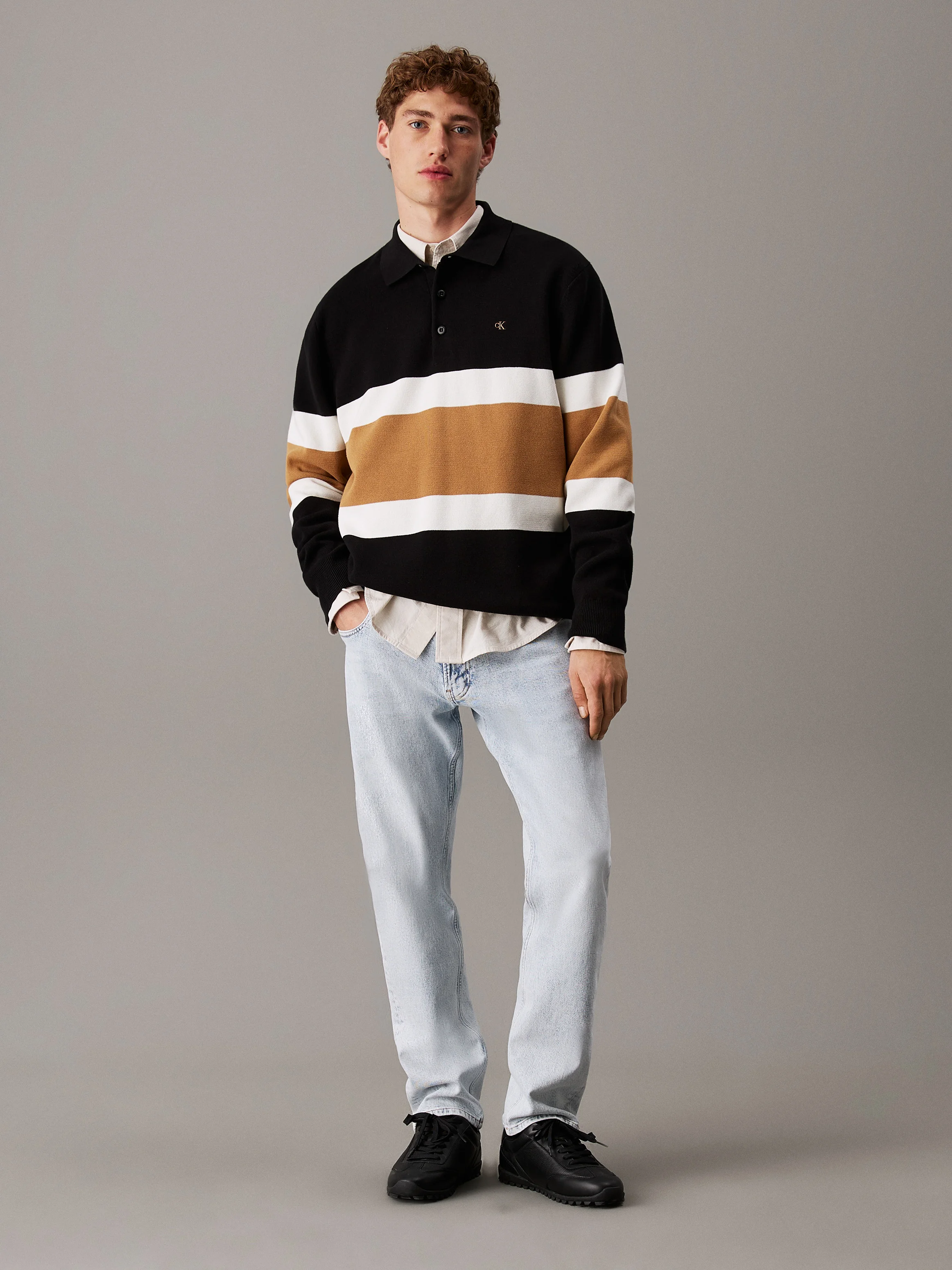 CK JEANS Áo Len Nam Regular Fit