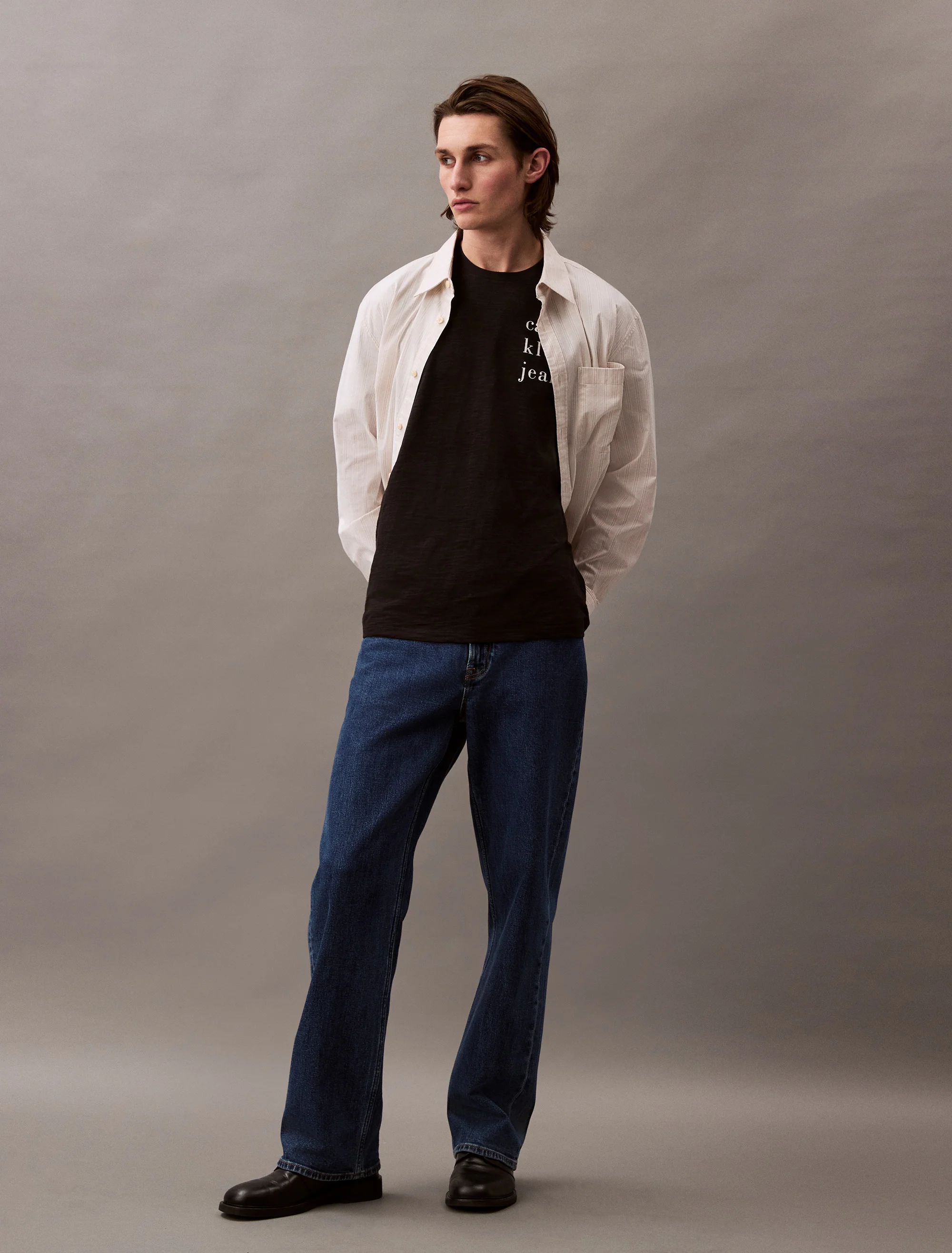CK JEANS Áo Thun Nam Classic Fit