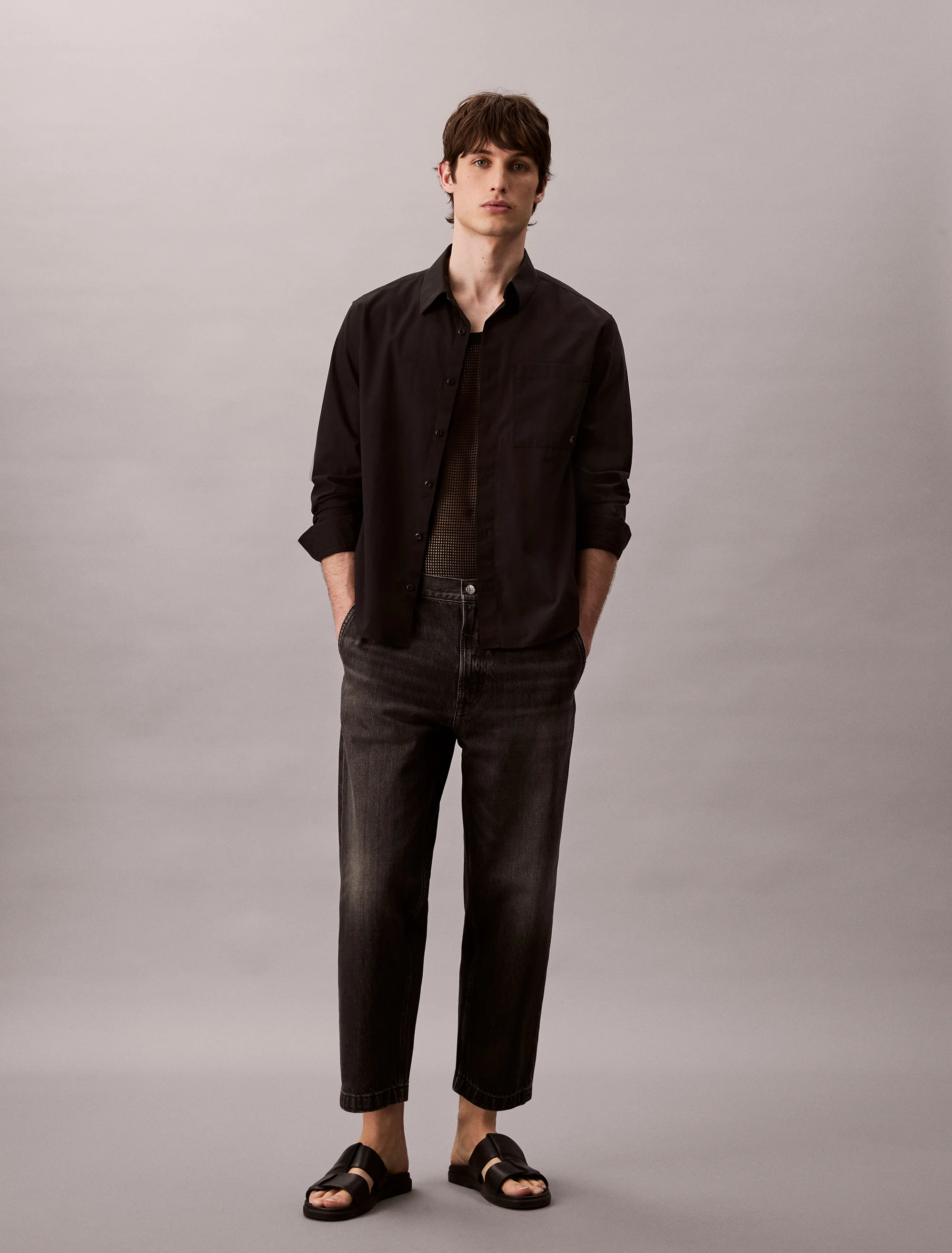 CK JEANS Quần Jeans Nam 90S Taper Fit