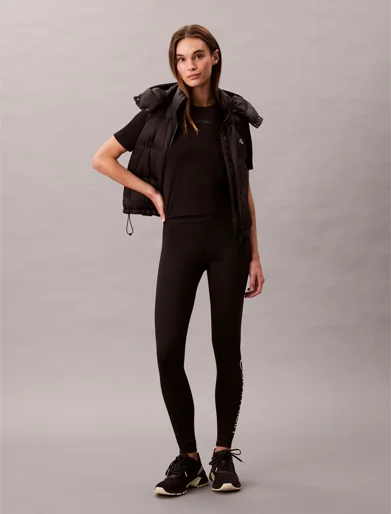 CK SPORT Áo Thun Thể Thao Nữ Semi Fitted Fit
