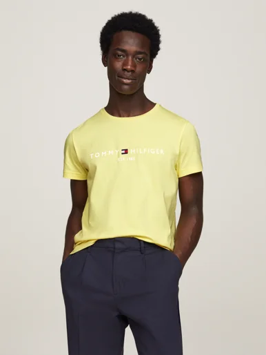 TOMMY HILFIGER Áo Thun Nam Tay Ngắn Tommy Logo Tee