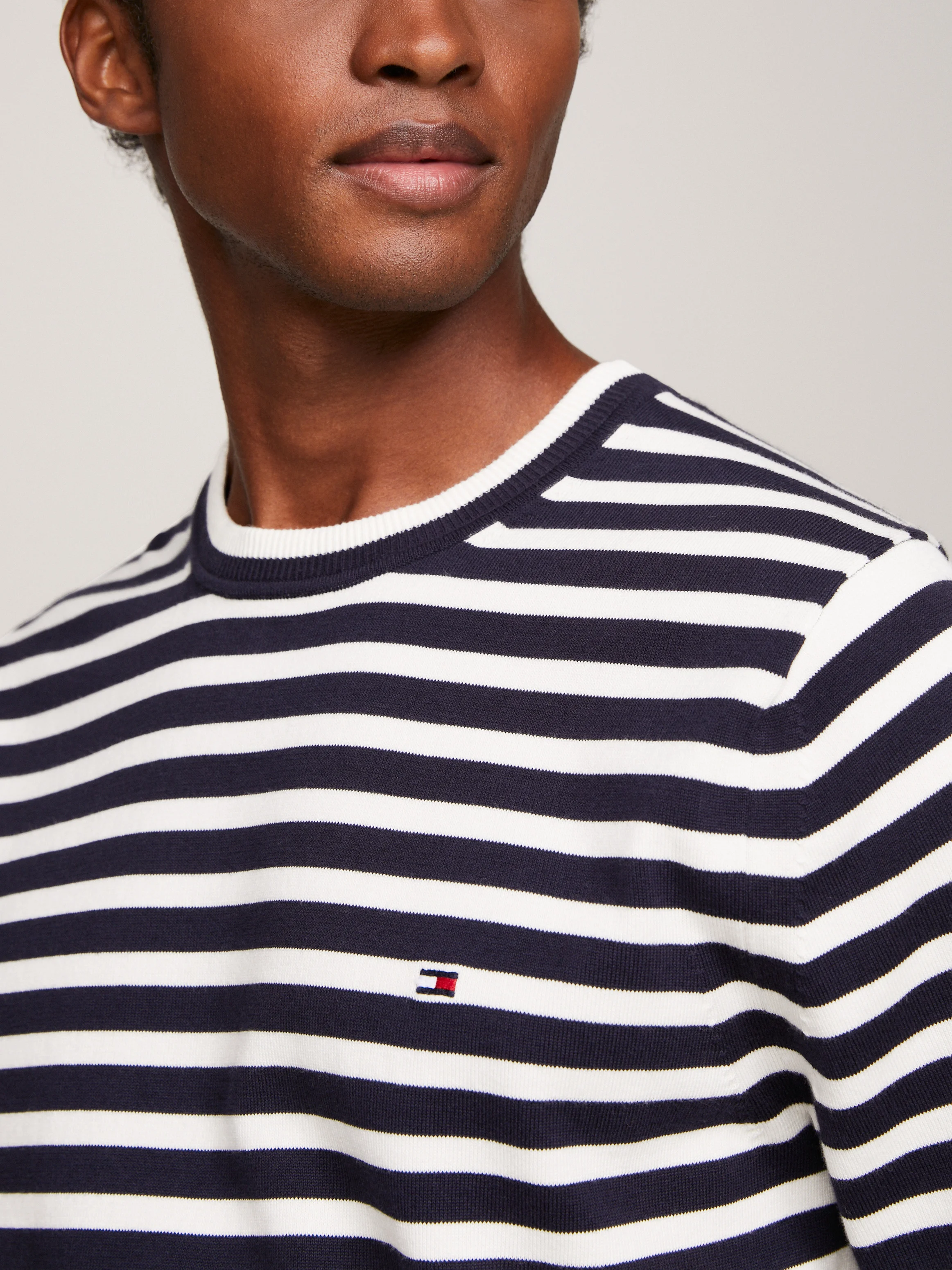 TOMMY HILFIGER Áo Pullover Nam Tay Dài 1985 Crew Neck Sweater