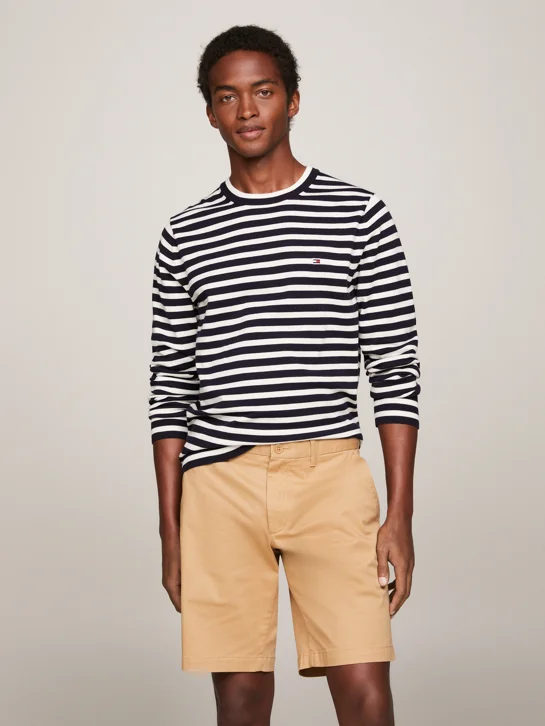TOMMY HILFIGER Áo Pullover Nam Tay Dài 1985 Crew Neck Sweater